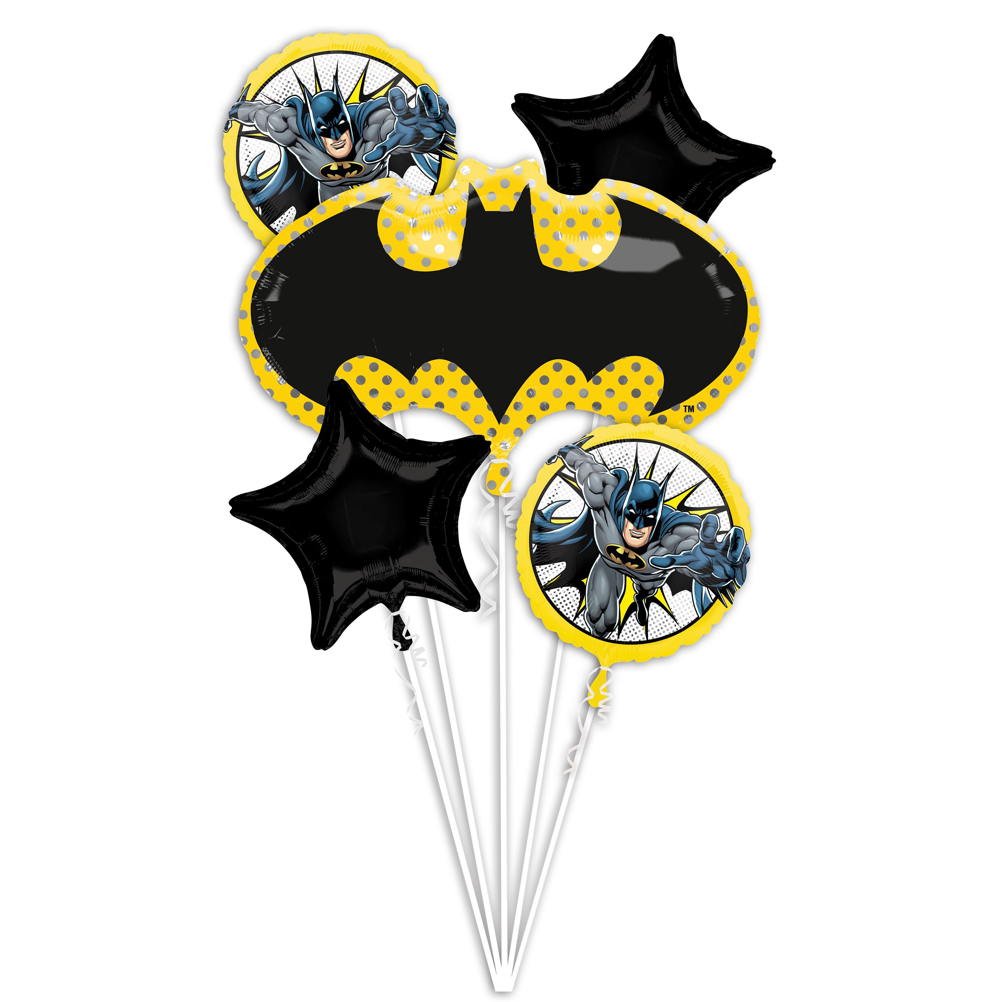 Batman™ 5-Piece Foil Balloon Bouquet