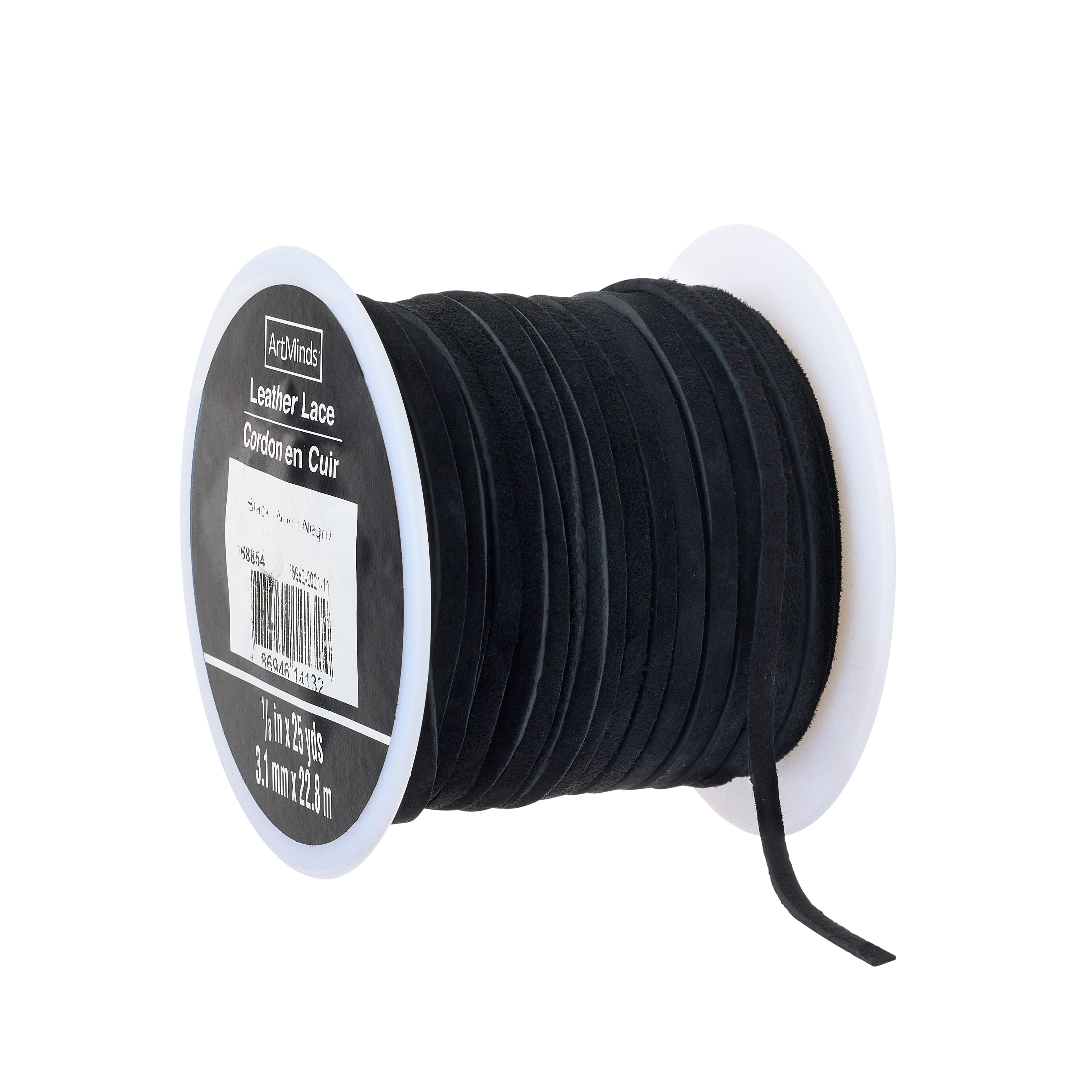 6 Pack: 1/8" Suede Leather Lace Trim by ArtMinds™