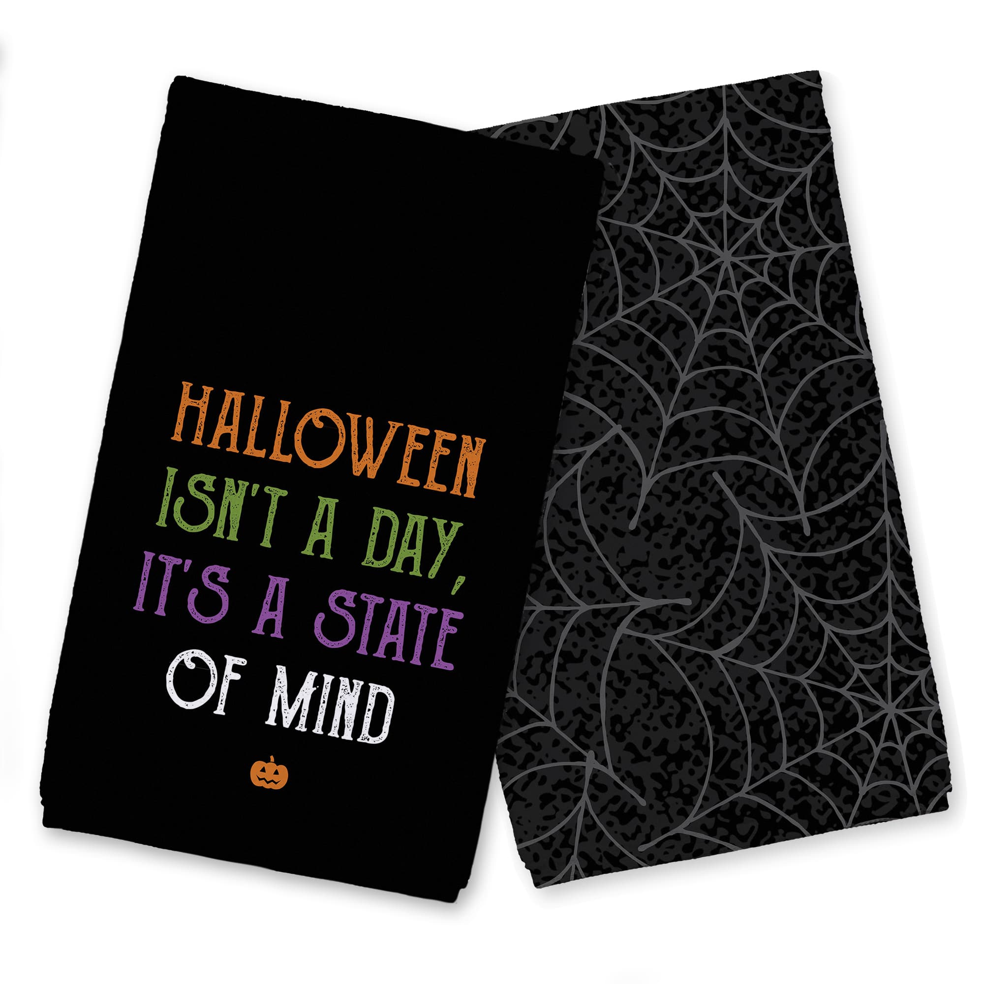 Halloween is a State of Mind 16" x 25" Tea Towel - Set of 2