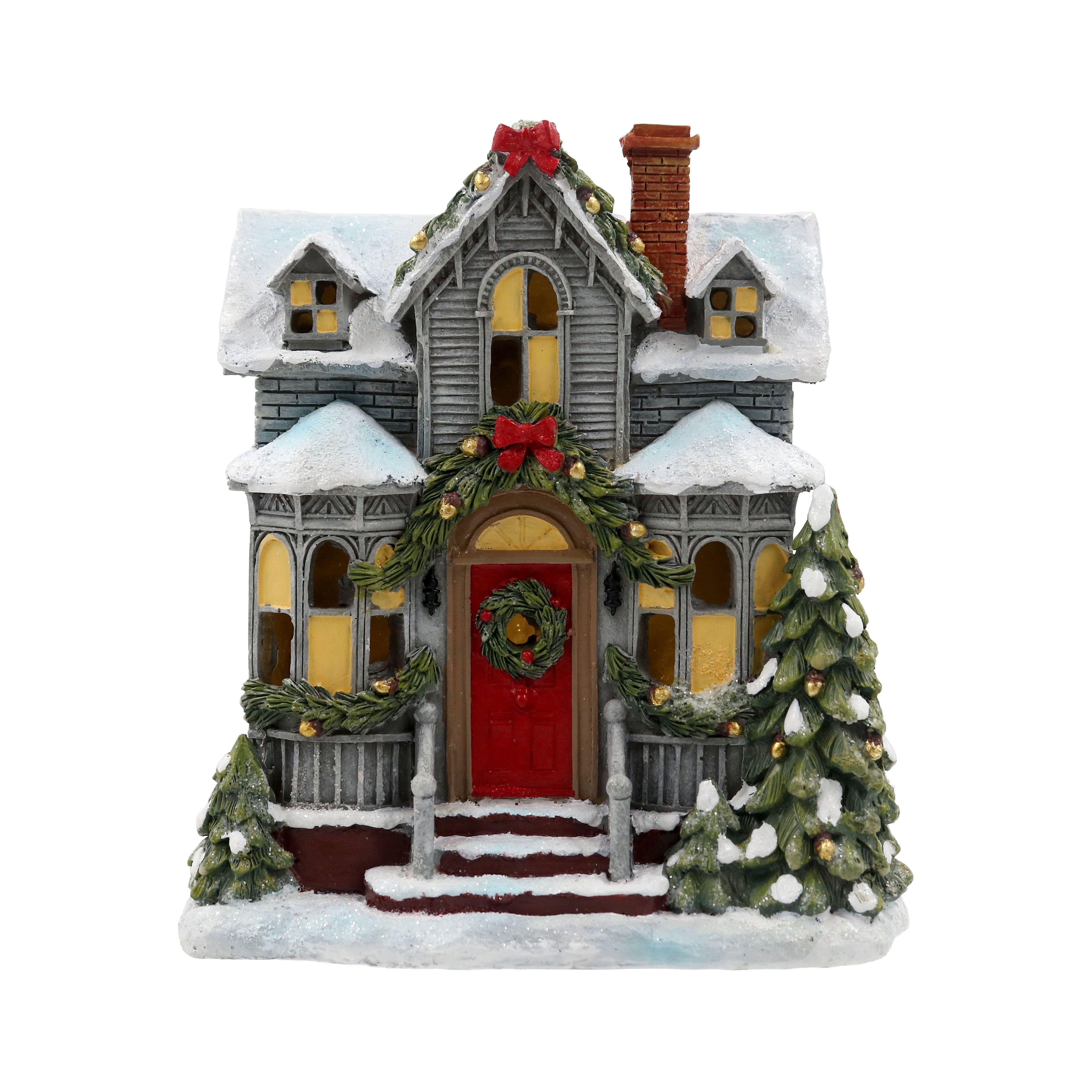 Mini LED Snowy Holiday House by Ashland&#xAE;