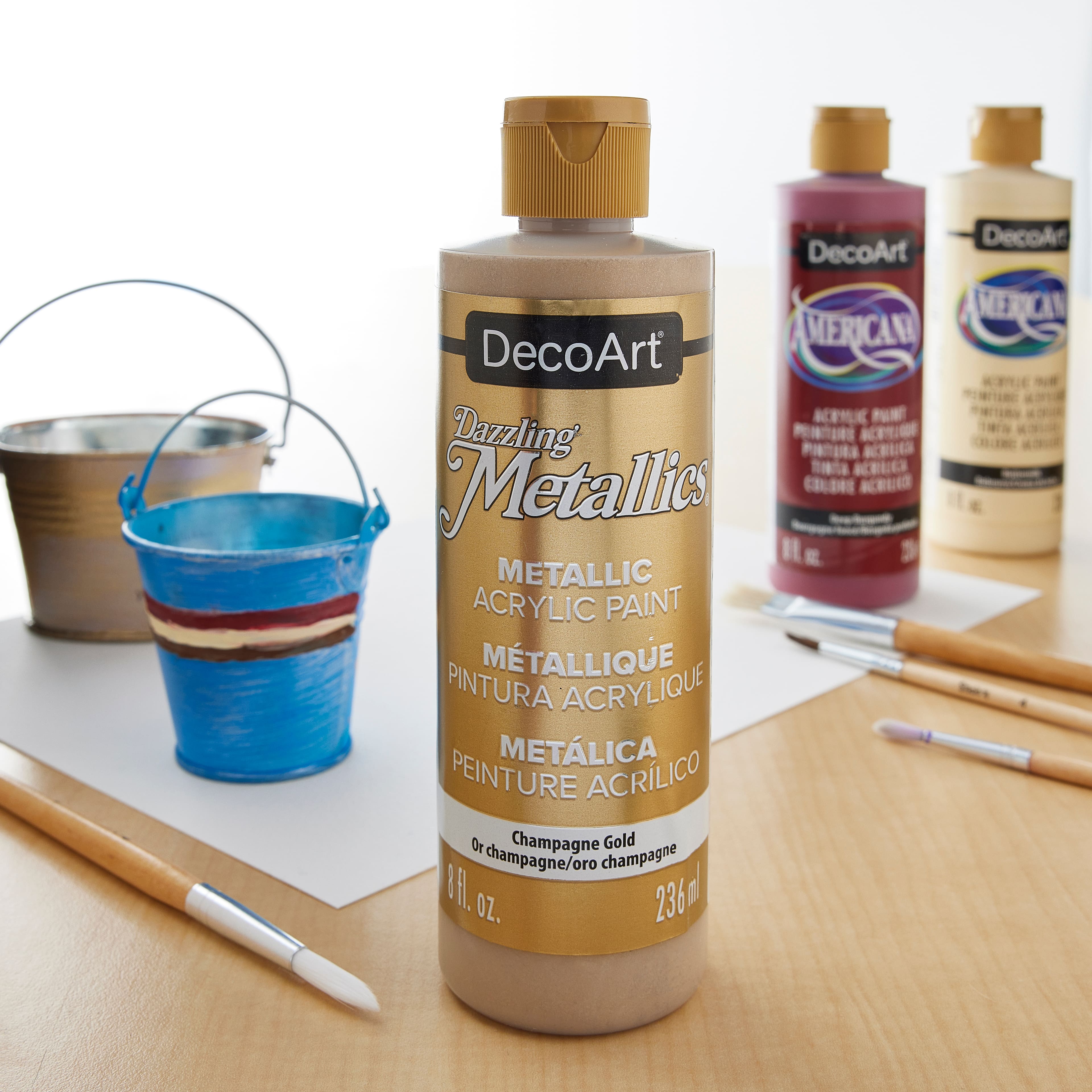 12 Pack: DecoArt® Dazzling Metallics® Acrylic Paint