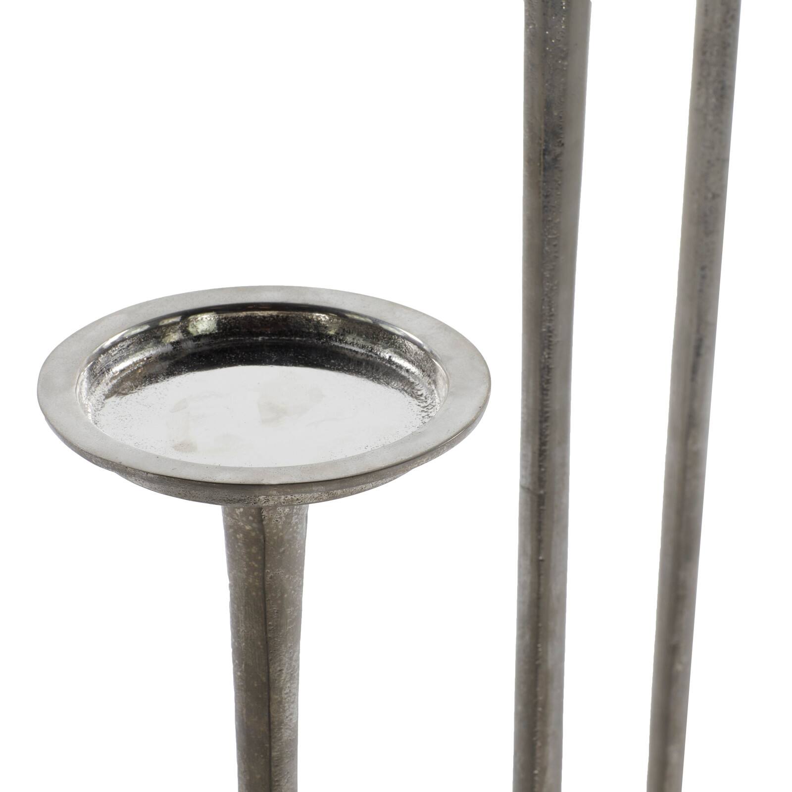 Aluminum Modern Candle Holder Set