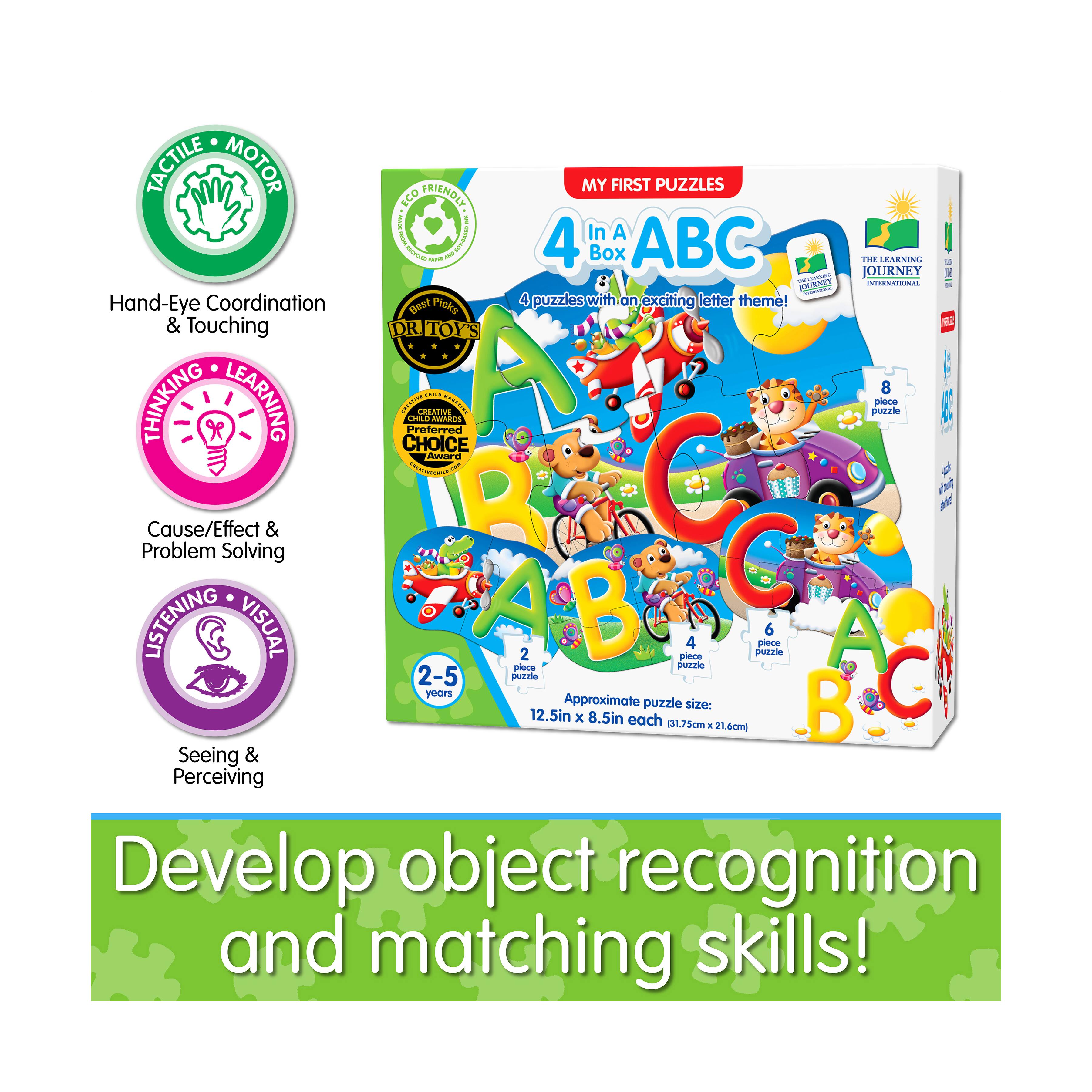 My First Puzzles - 4 In A Box - ABC: 20 Pcs