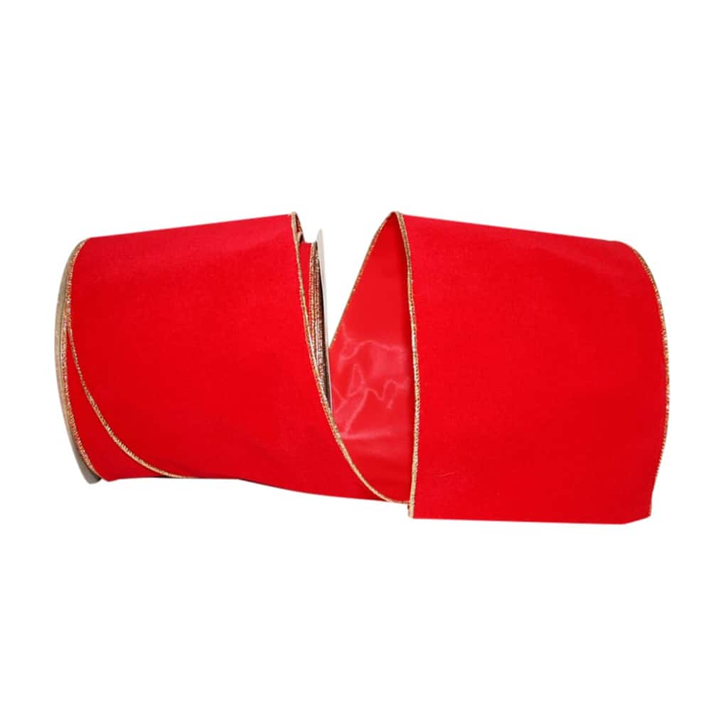 JAM Paper 6" x 25yd. Velvet Wired Heavy Commercial Ribbon