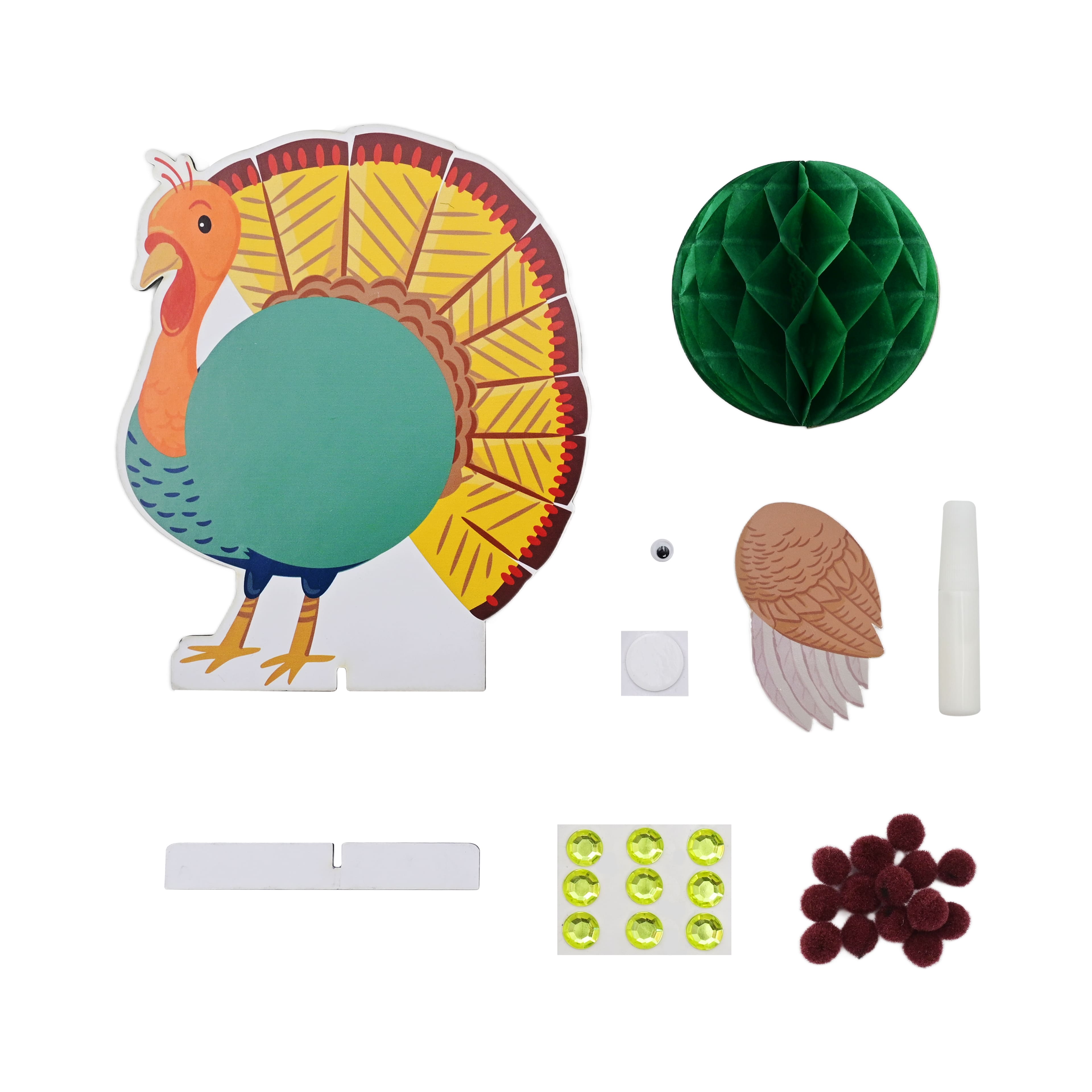 Turkey Honeycomb Craft Kit by Creatology&#x2122;