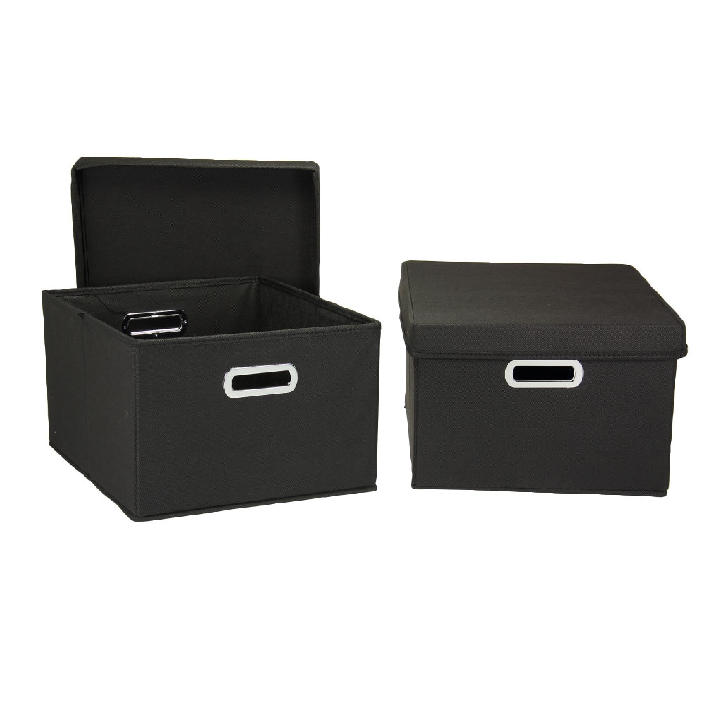Household Essentials Storage Bins with Lids, 2ct.