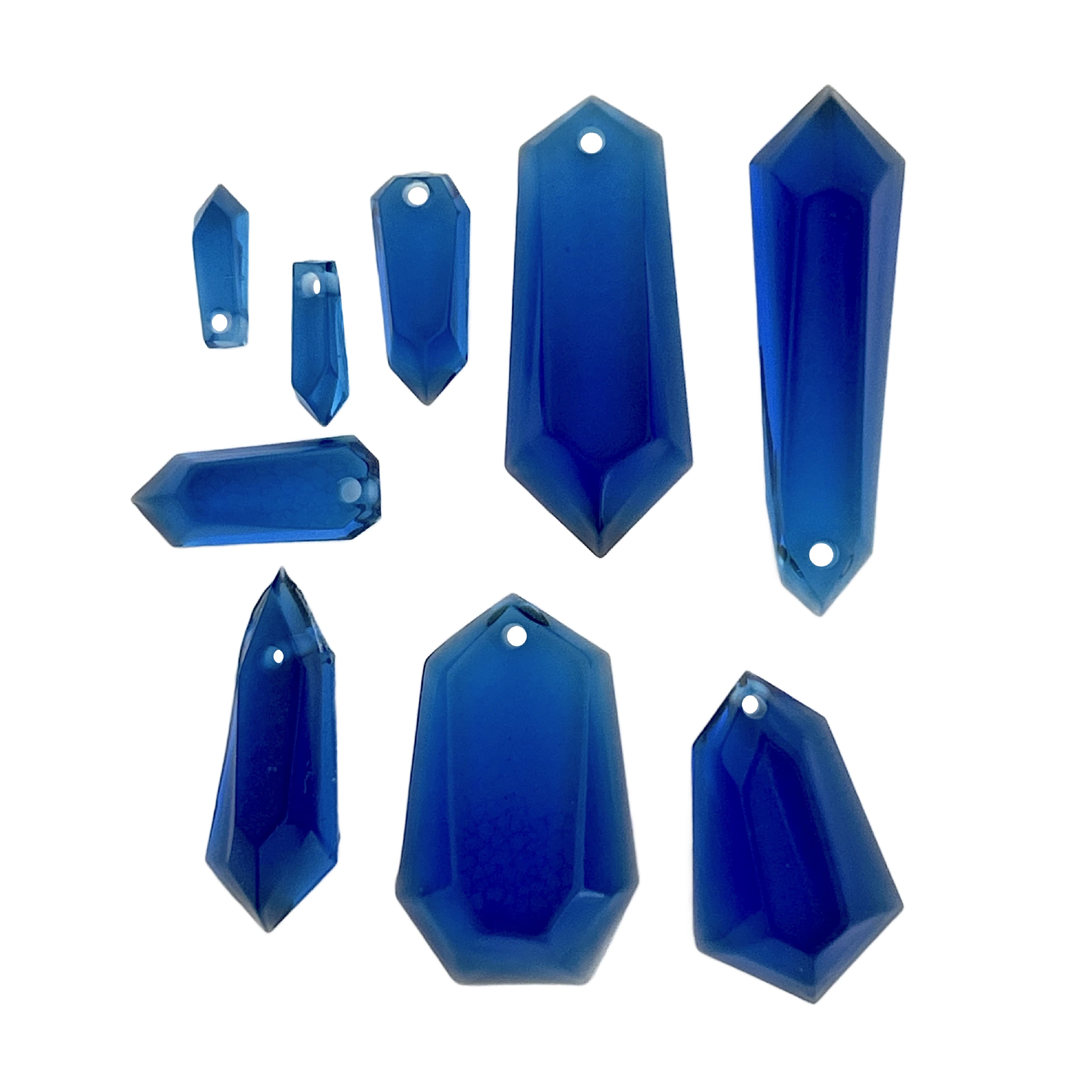 Blue Moon Studio&#x2122; UV Resin Craft Holographic Faceted Gems Silicone Mold