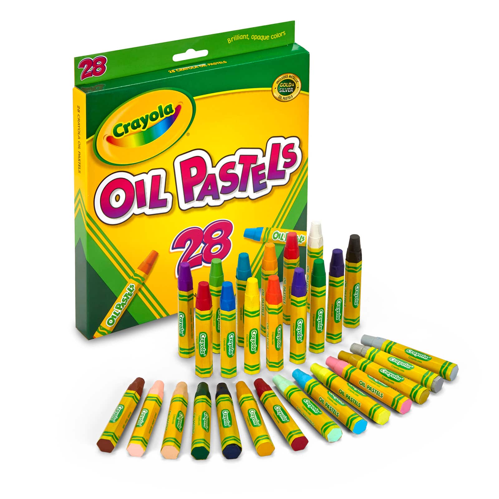 4 Packs: 6 Packs 28 ct. (672 total) Crayola® Oil Pastels