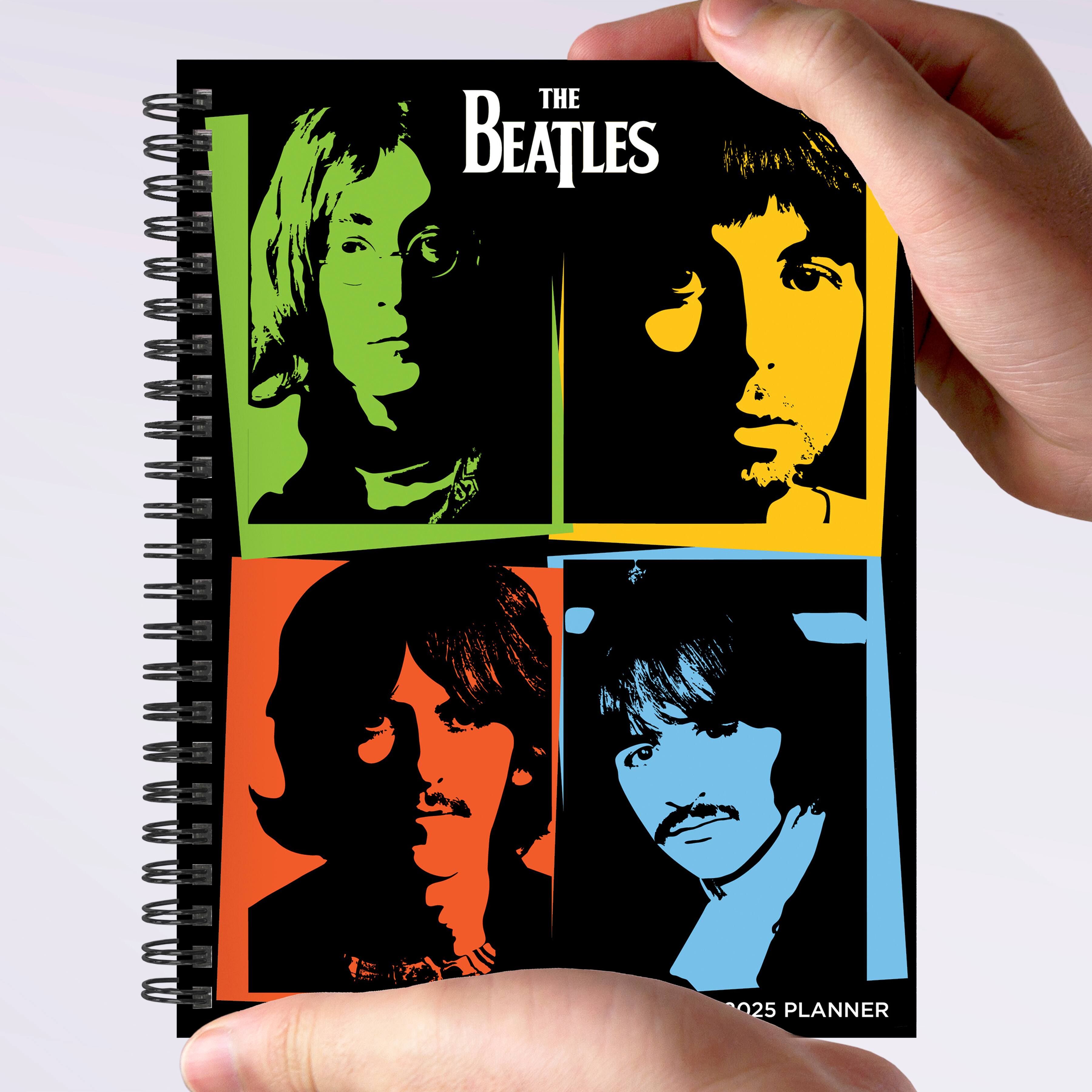 TF Publishing 2025 Medium The Beatles Weekly Monthly Spiral Planner