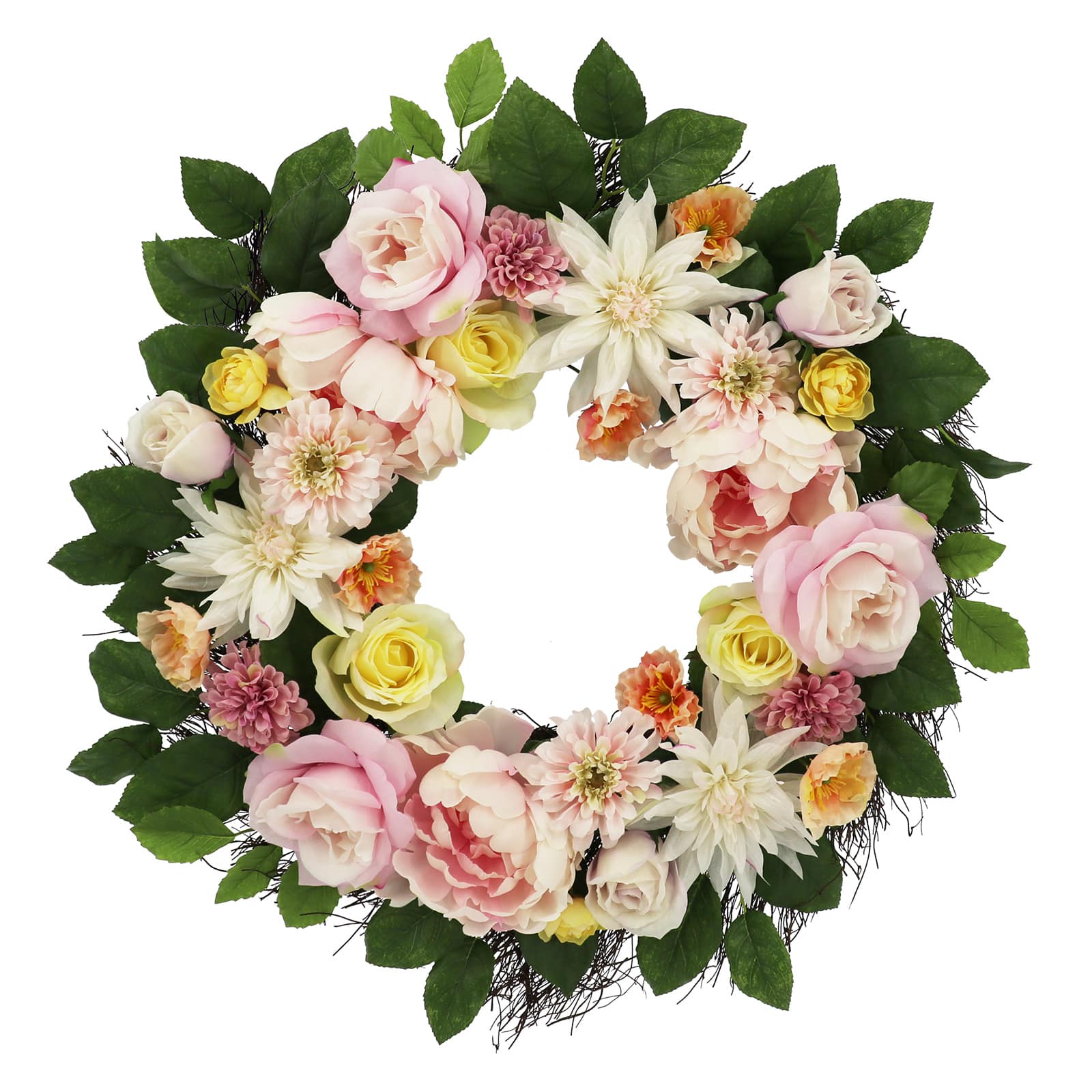 24" Hydrangea & Ranunculus Mix Wreath by Ashland®
