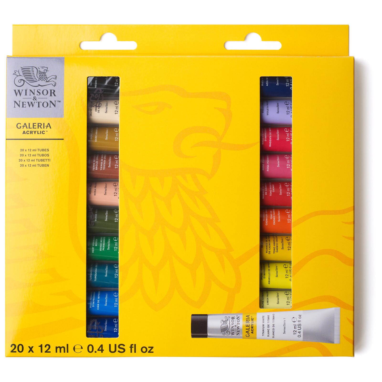 Winsor & Newton™ Galeria Acrylic™ 20 Color Paint Set Michaels