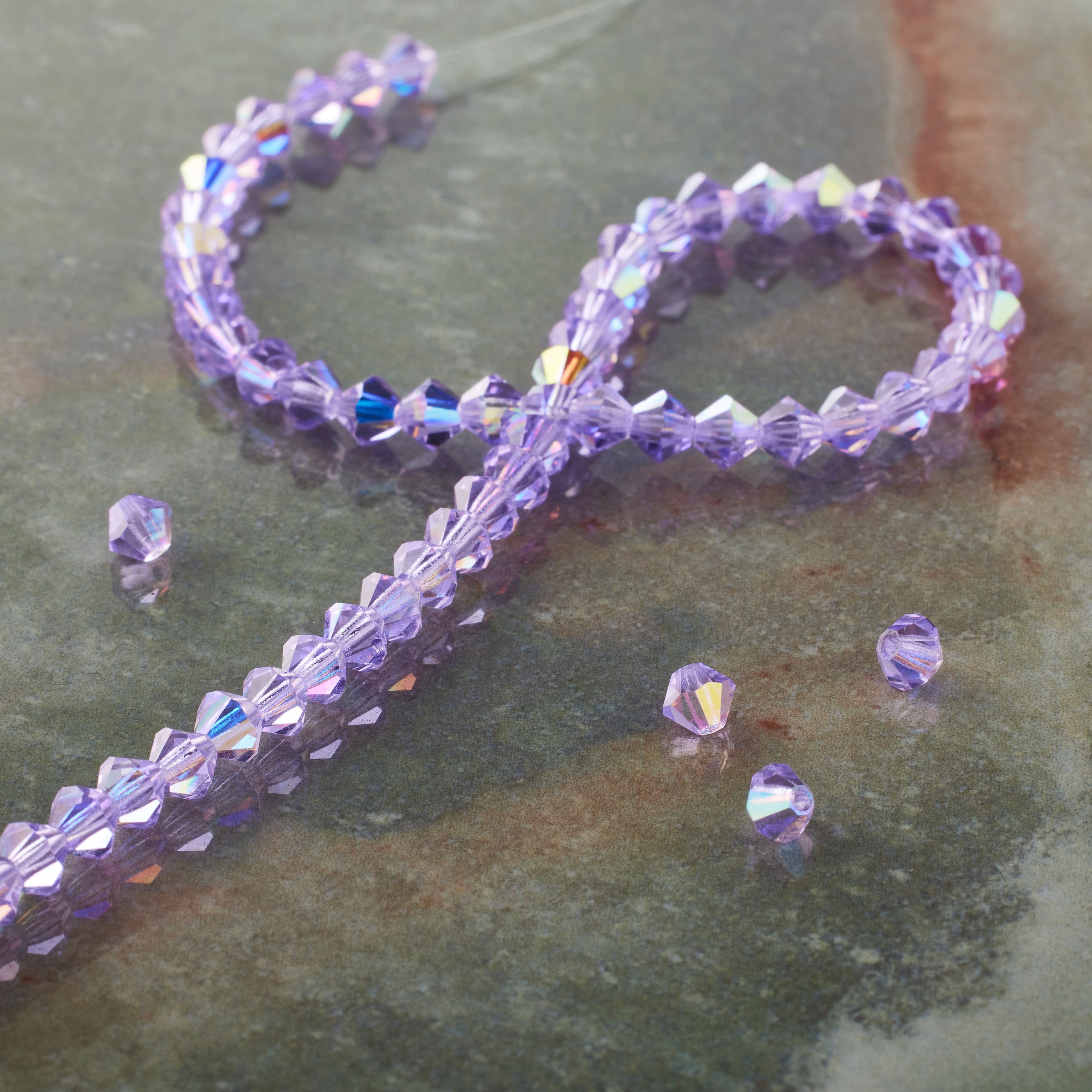 12 Pack: Preciosa Glass Crystal Bicone Beads, 4mm by Bead Landing™