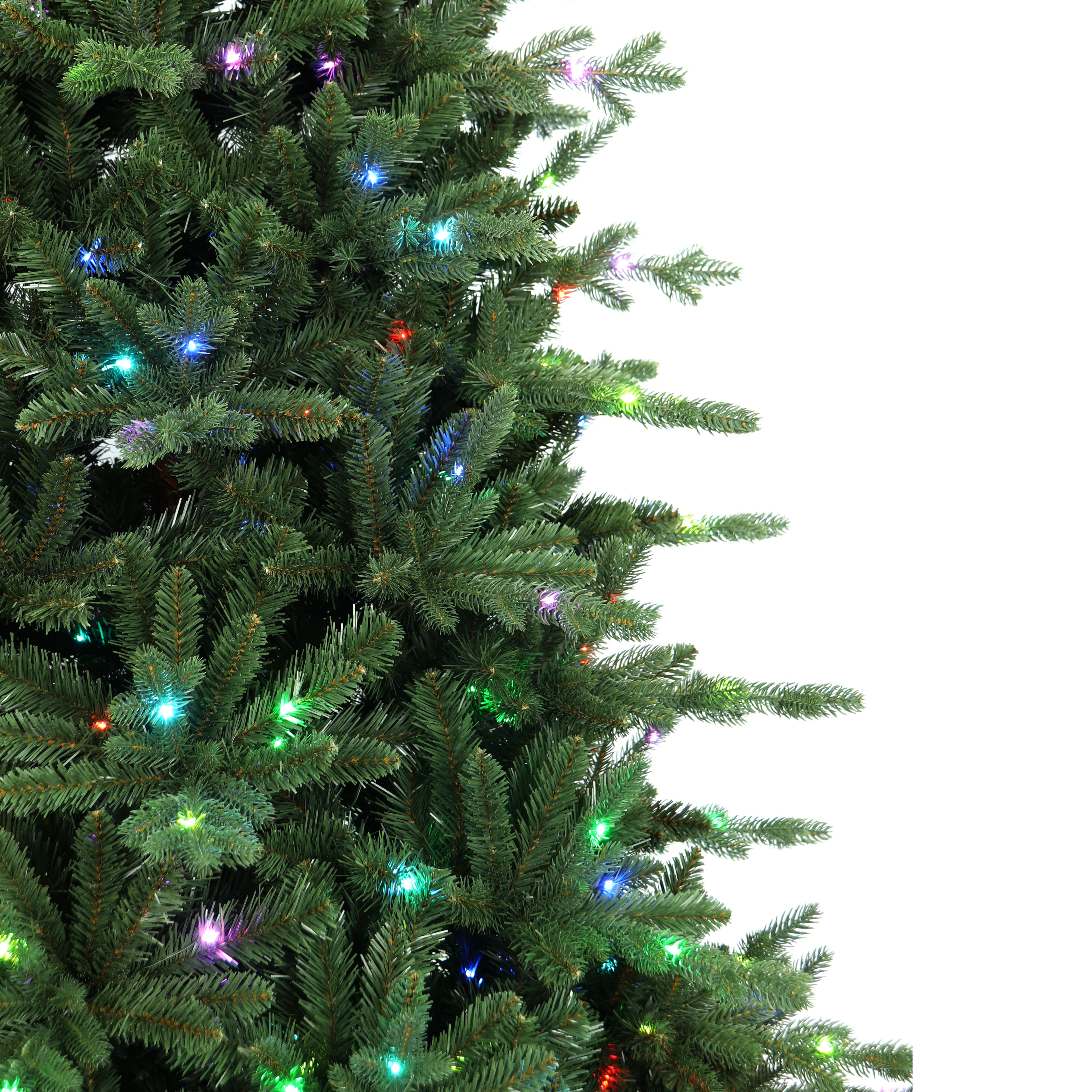 7.5ft. Pre-Lit Bellingham Pine Artificial Christmas Tree, Color Choice Micro LED Lights by Ashland&#xAE;