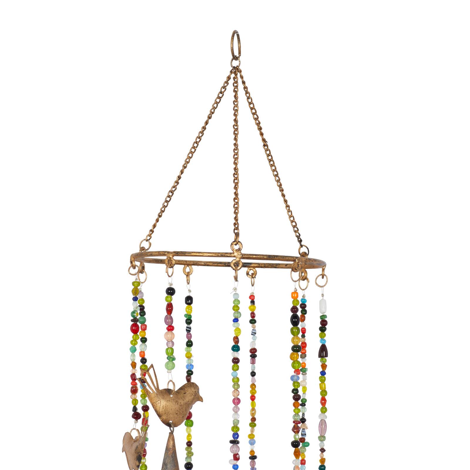 26&#x22; Gold Metal Eclectic Windchime