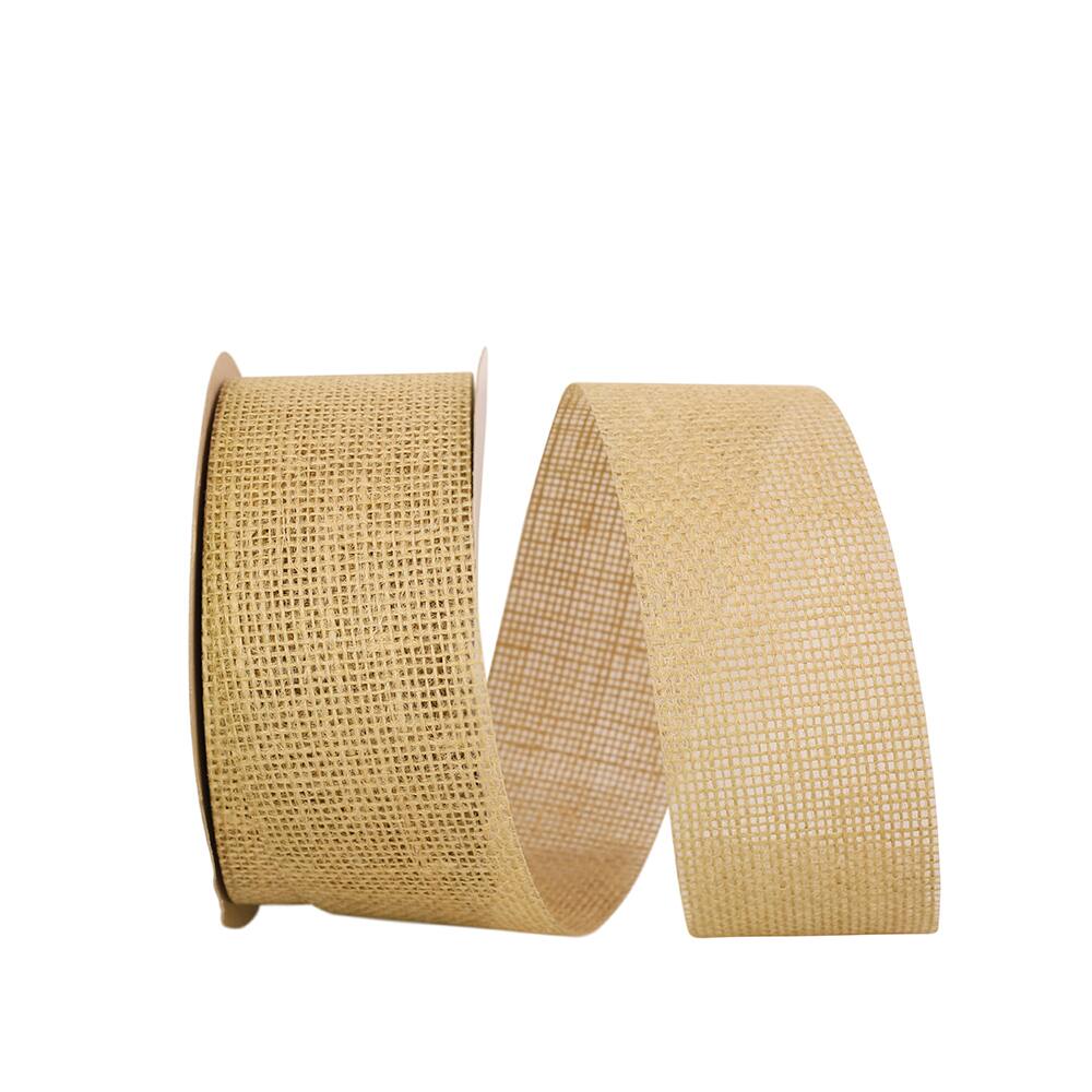 JAM Paper 2.5&#x22; x 20yd. Burlap Ribbon