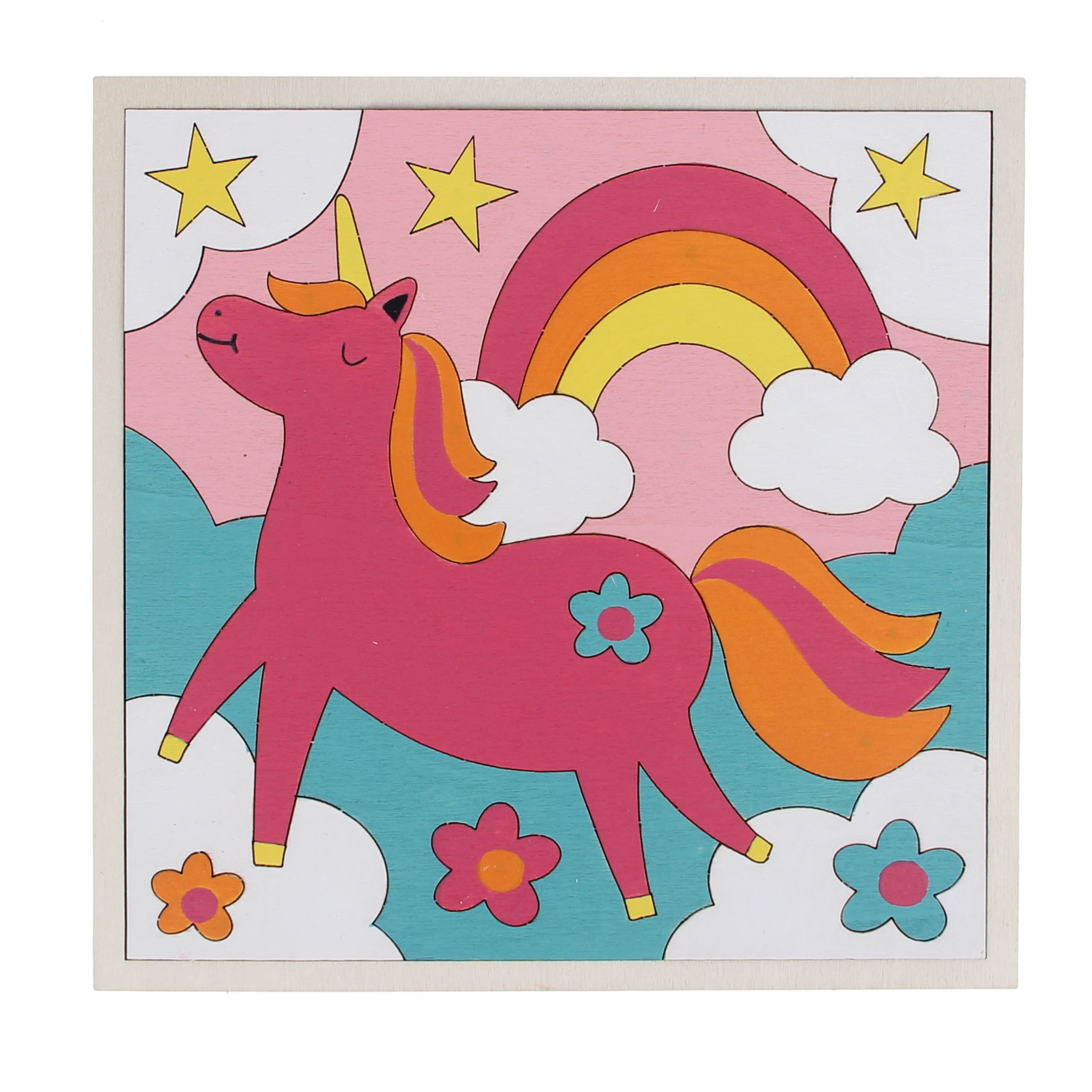 12 Pack: Fantasy Wood Paint-by-Number Puzzle Kit by Creatology™