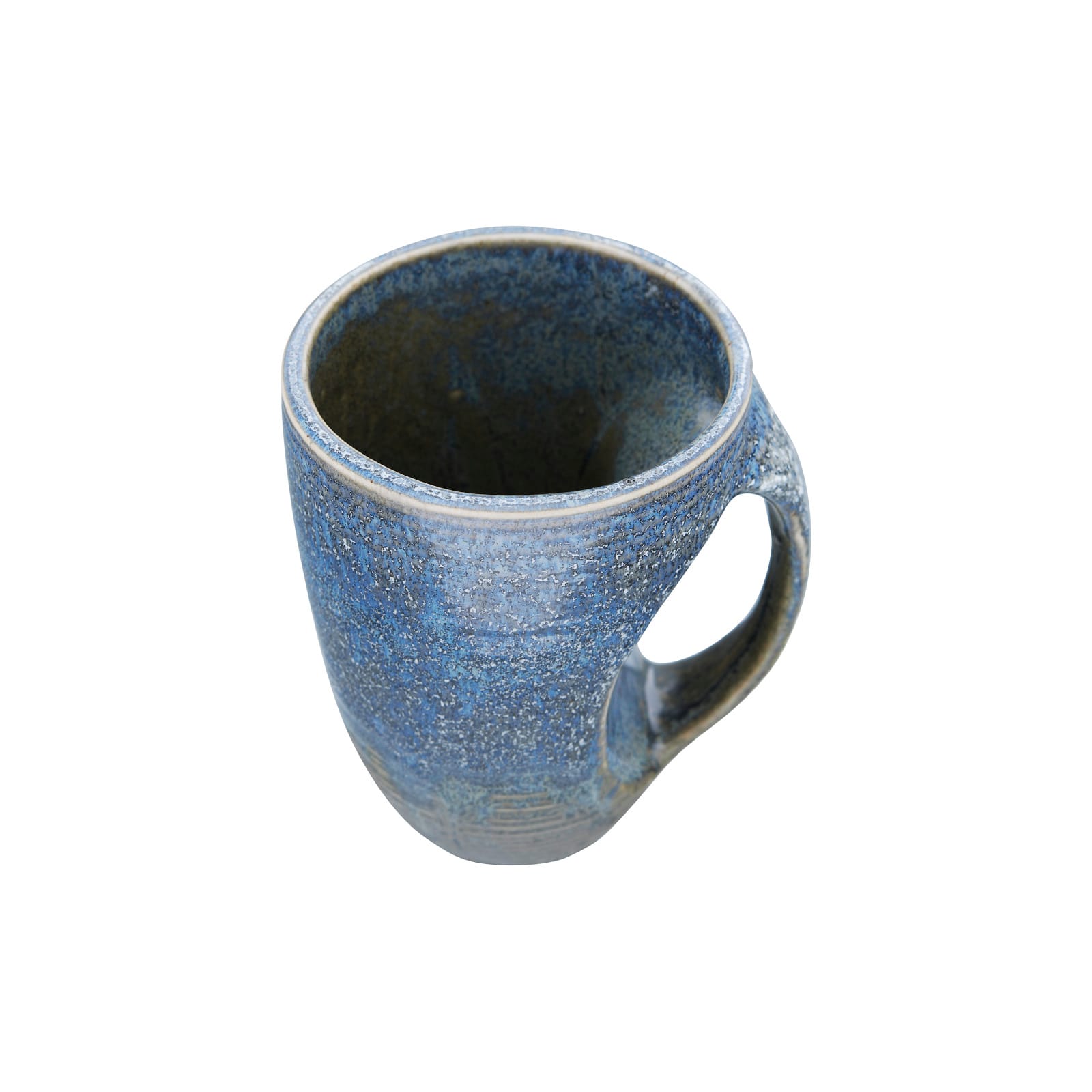 12oz. Glazed Stoneware Mug with Grip Indent Set, 2ct.