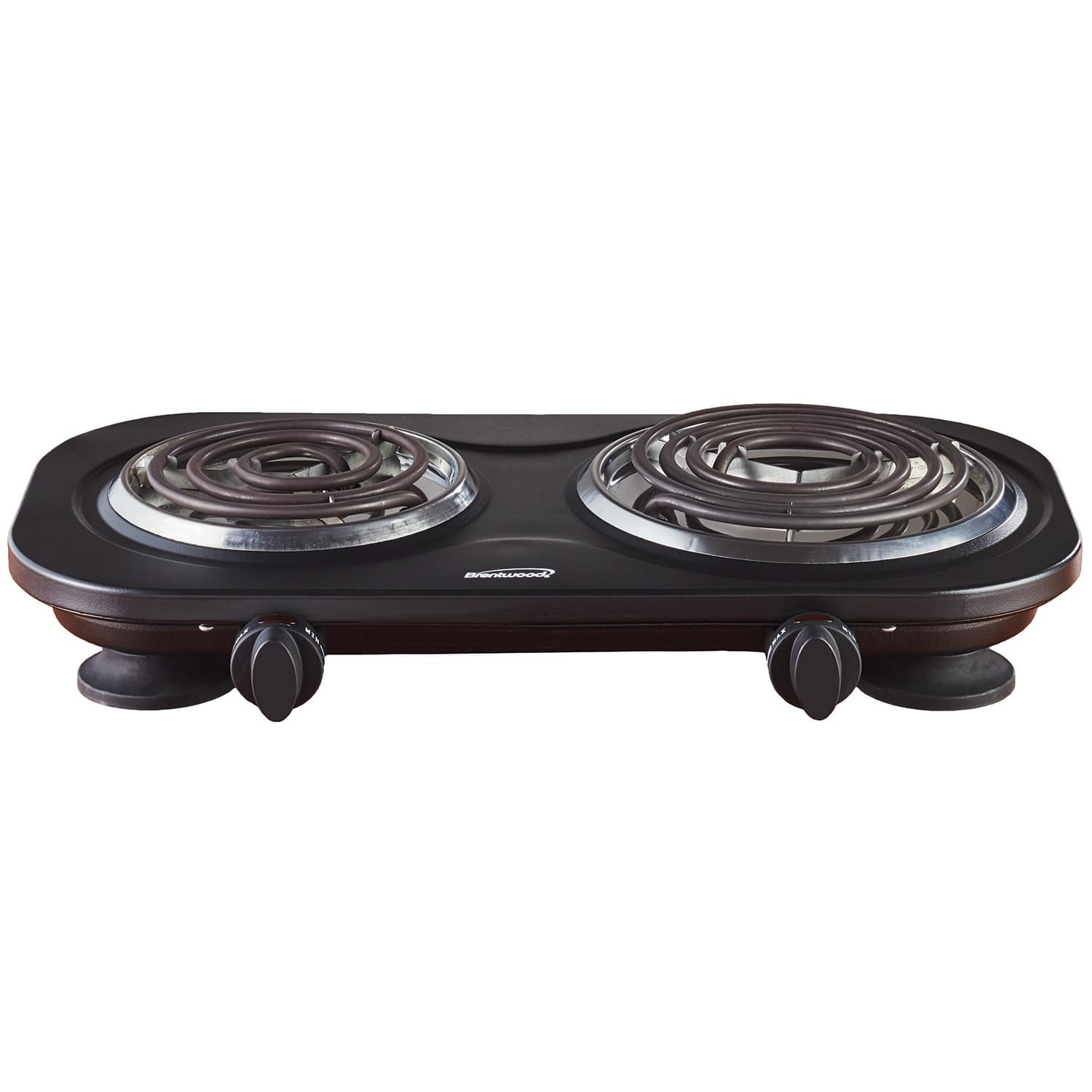 Brentwood Black 1,500 Watt Double Electric Burner