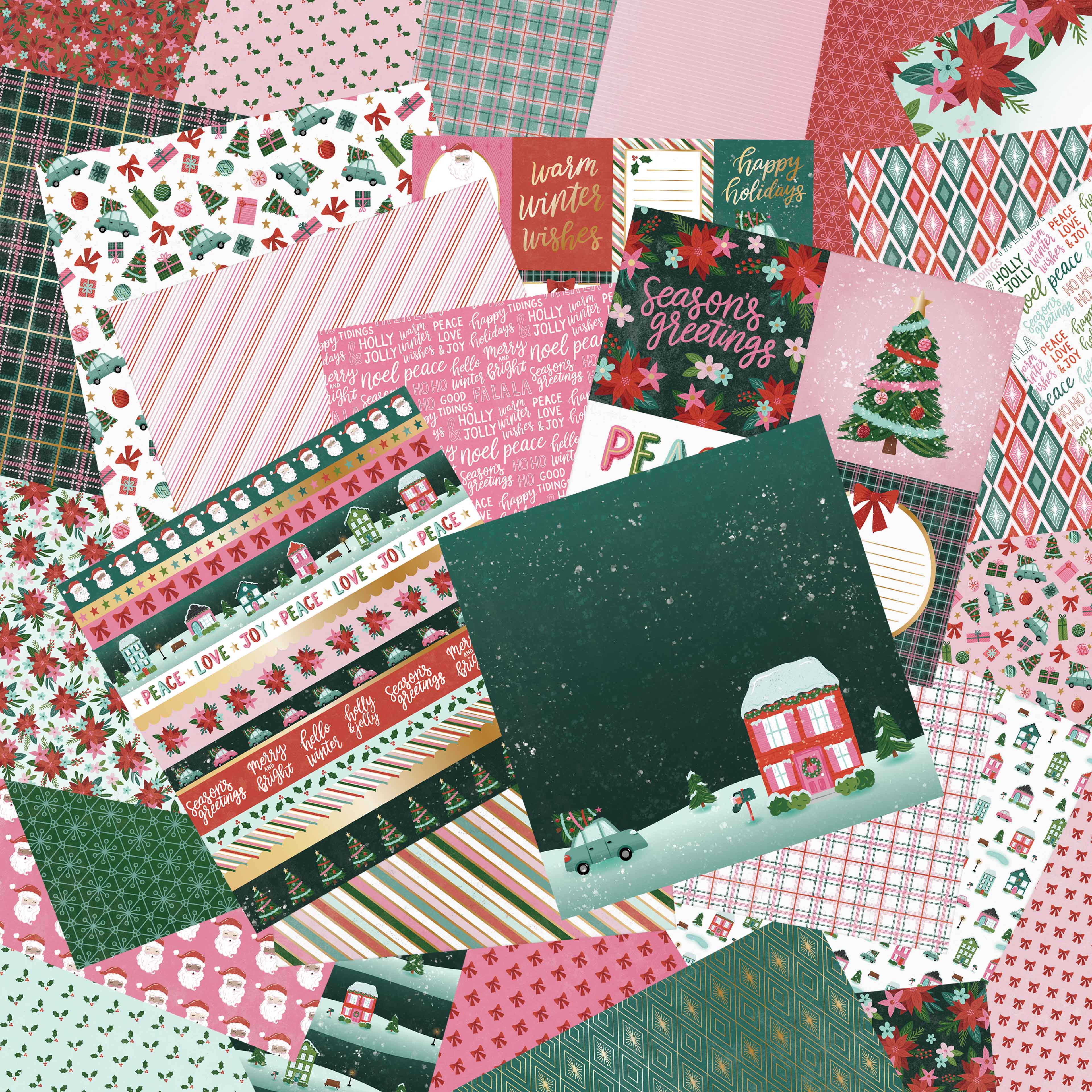 12&#x22; x 12&#x22; Merry &#x26; Bright Paper Pad by Recollections&#x2122;