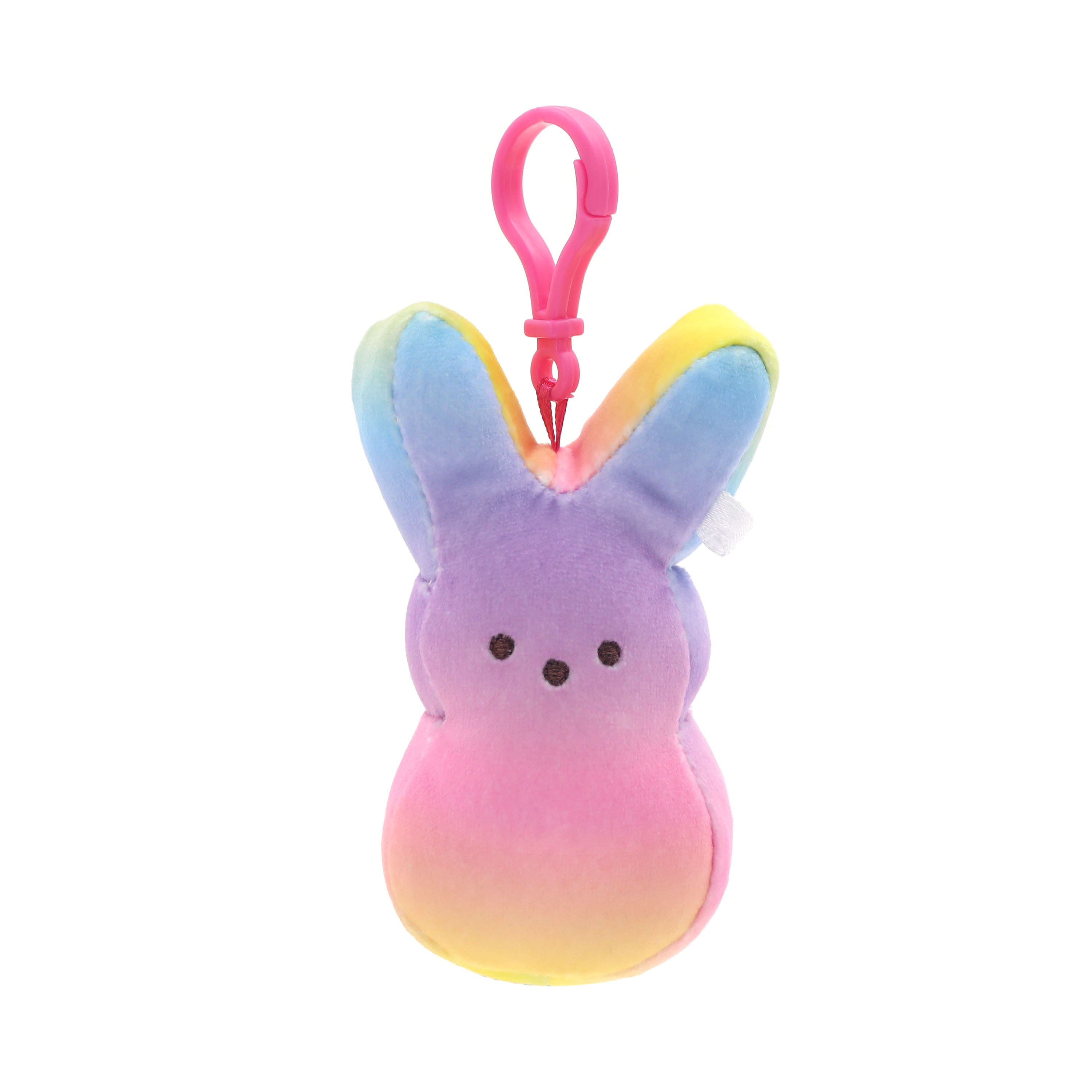 Peeps Bunny Badge reel-pink On Belt Clip