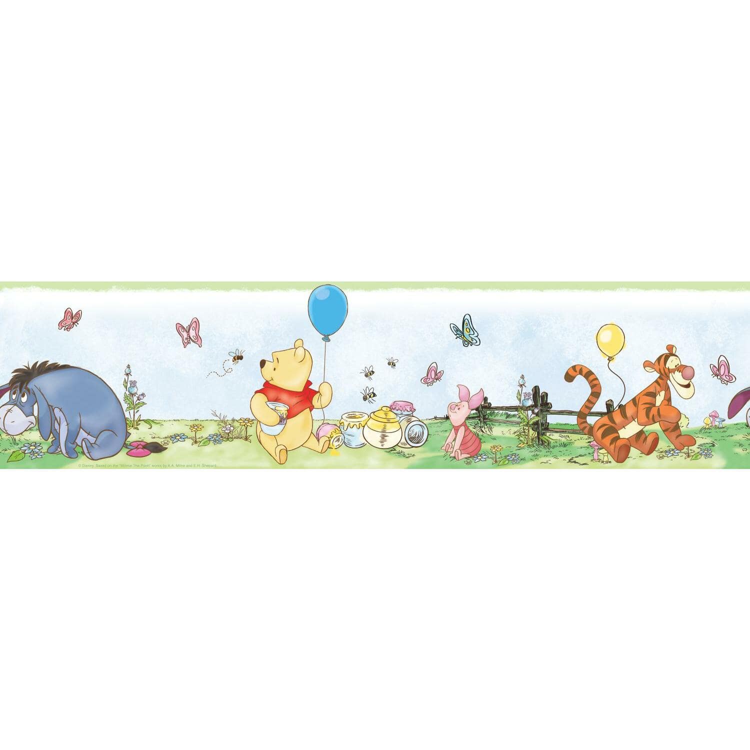 RoomMates Disney Winnie The Pooh Toddler Border