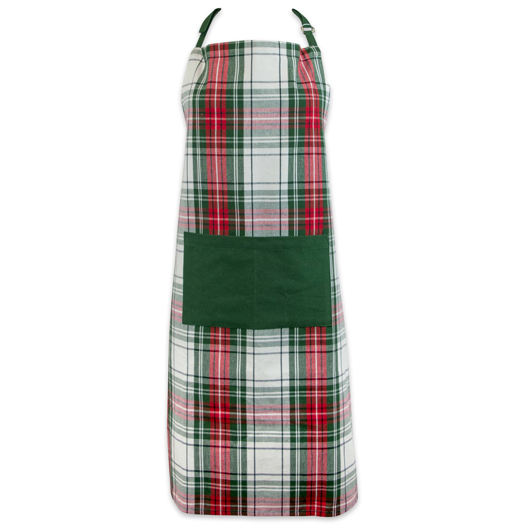 DII&#xAE; Christmas Plaid Chef Apron