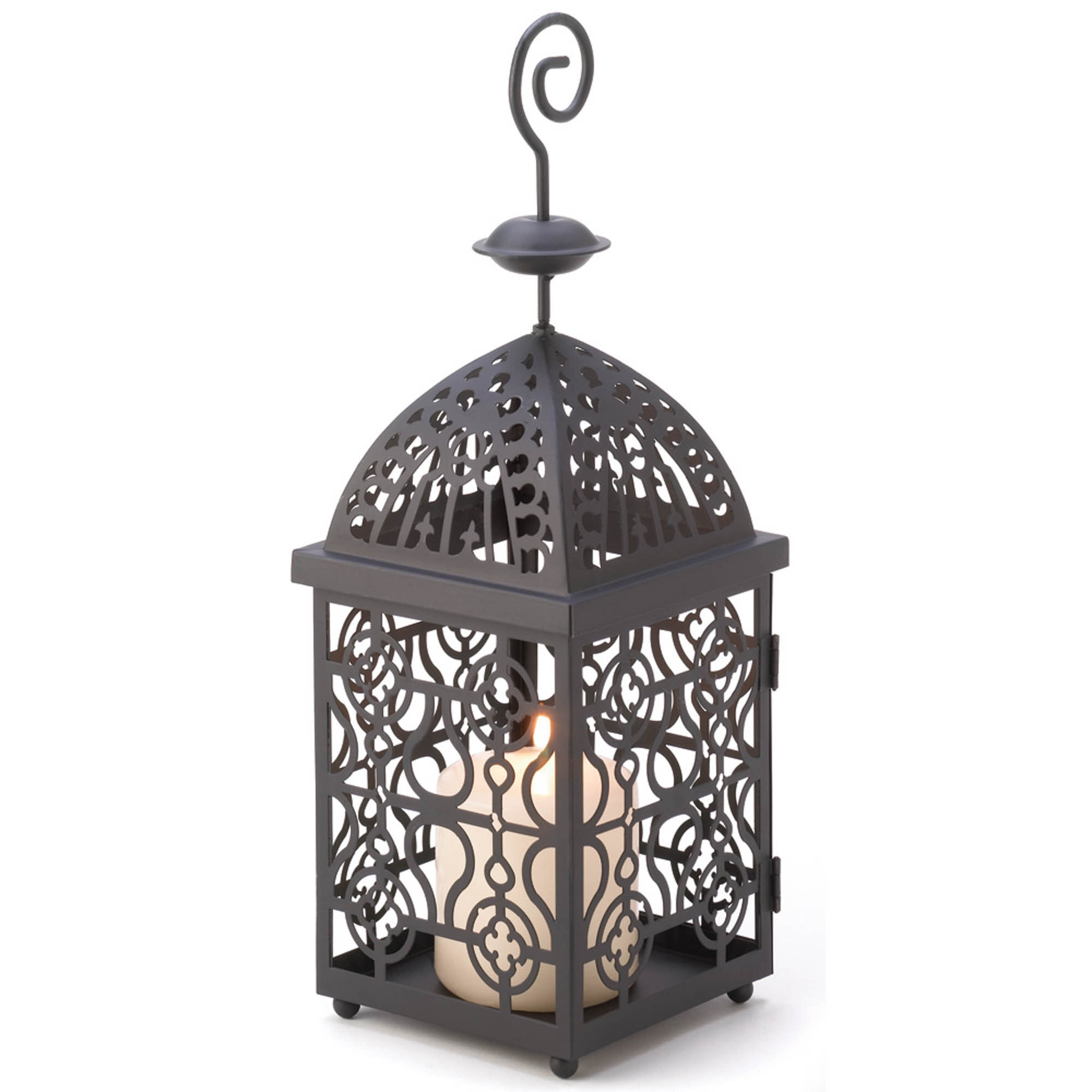 14&#x22; Moroccan Style Birdcage Candle Lantern