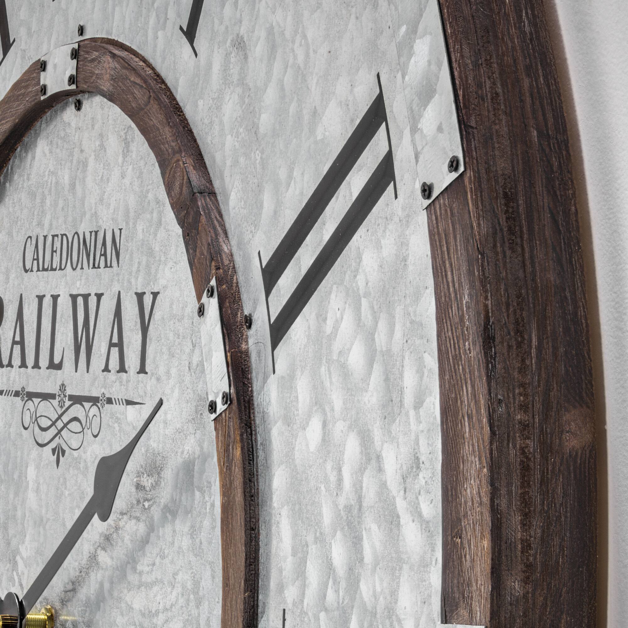 Caledonian Railway Glasgow Oversized Wall Clock 31&#x22;