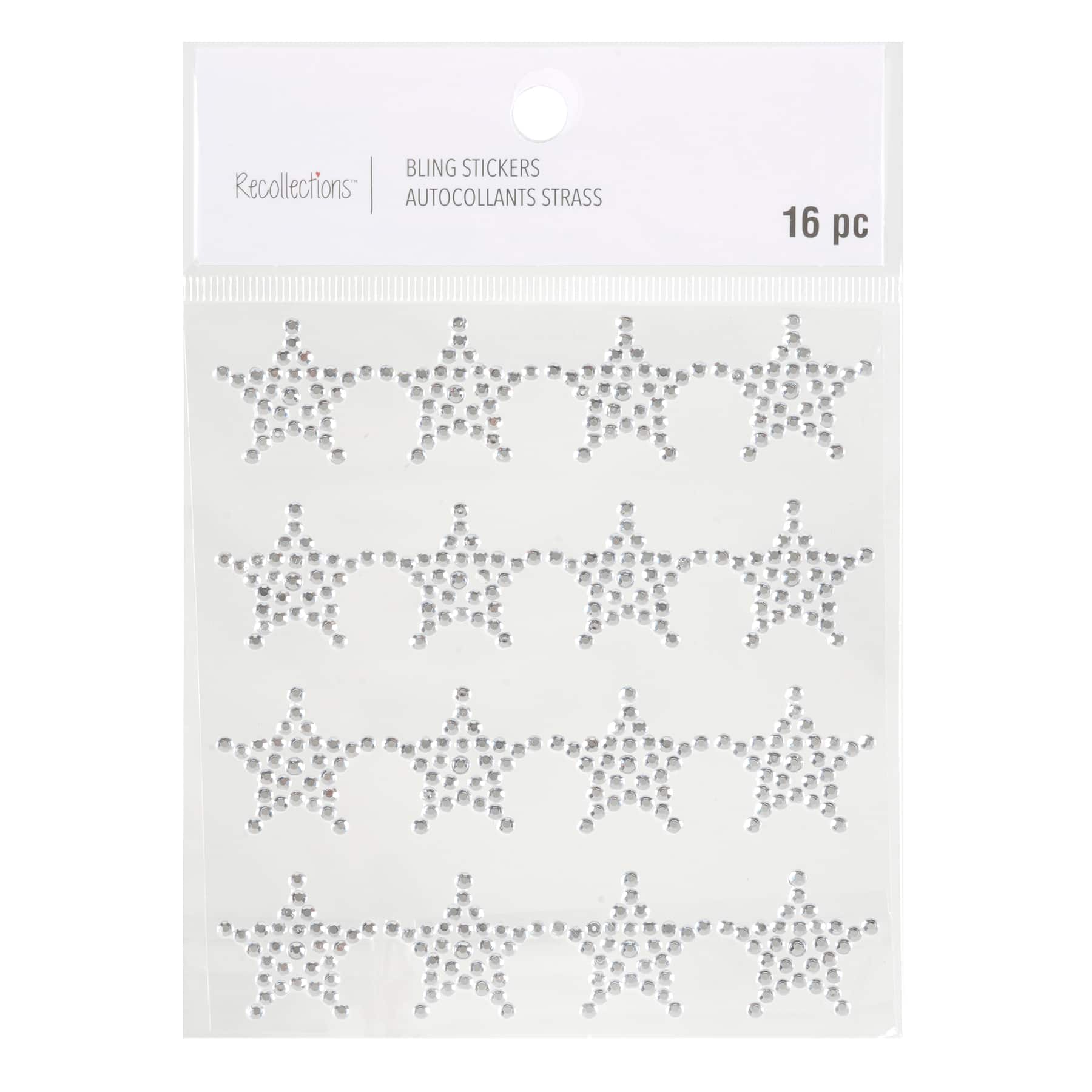 Clear Star Bling Stickers By Recollections™