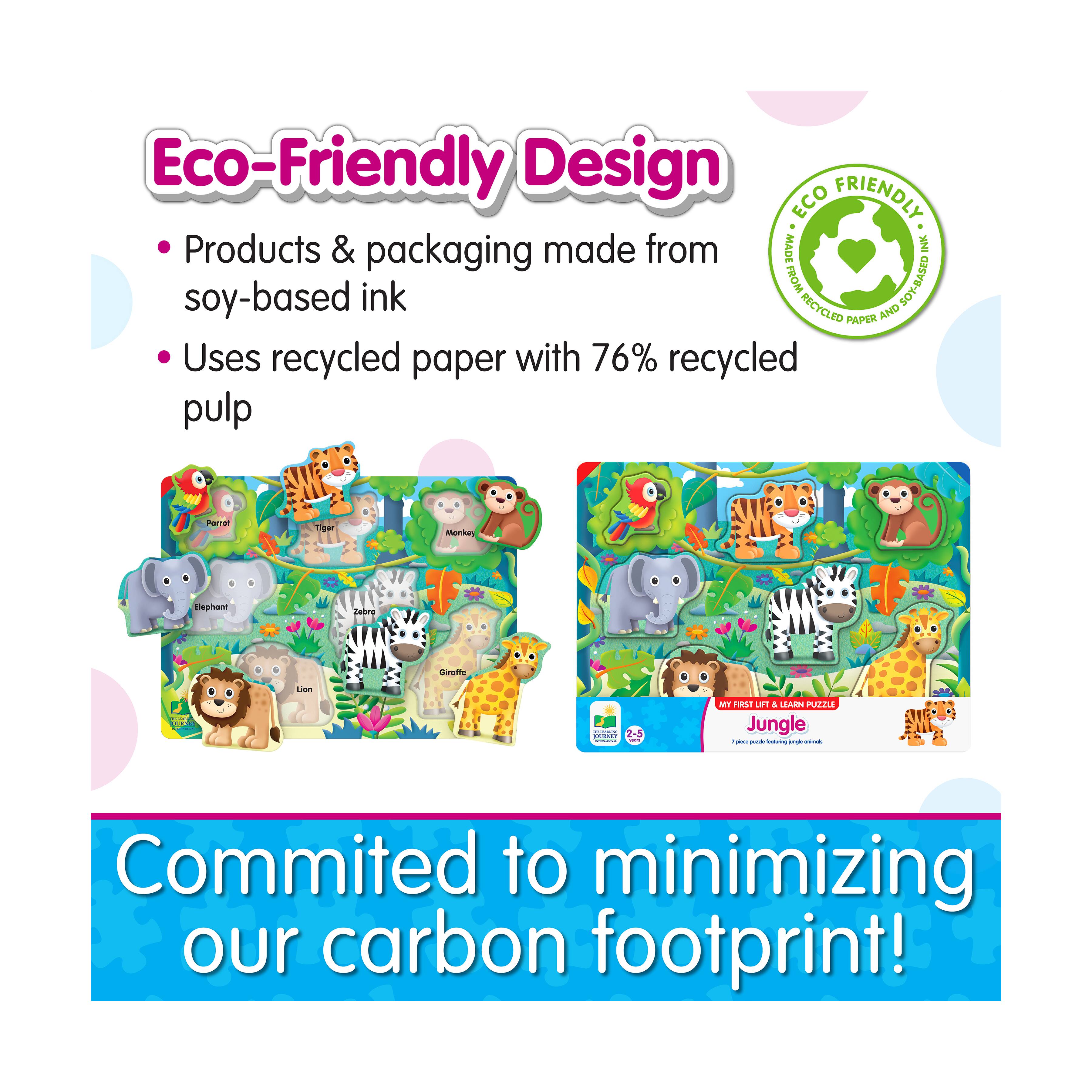 My First Lift & Learn Puzzle - Jungle: 7 Pcs