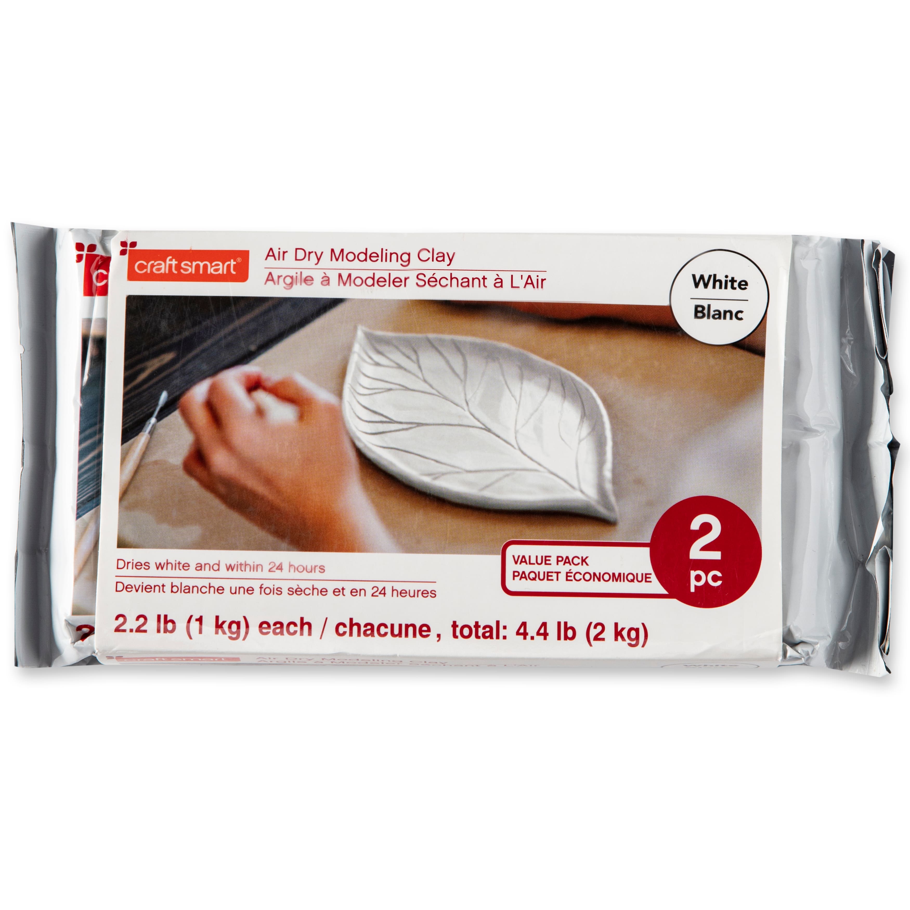 4.4lb. White Air Modeling Clay by Craft Smart&#xAE;