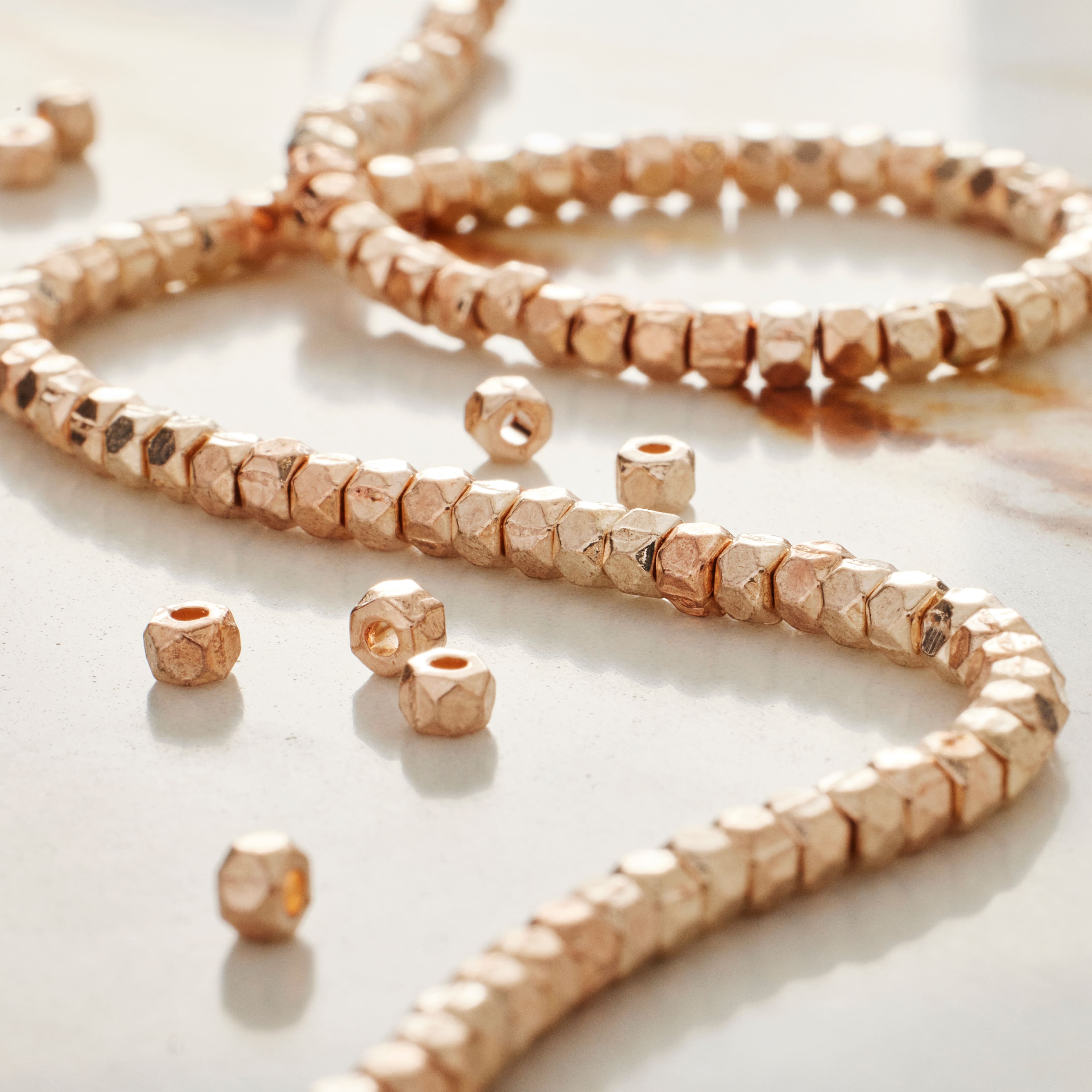 12 Pack: Metal Faceted Rondelle Beads, 2mm by Bead Landing™