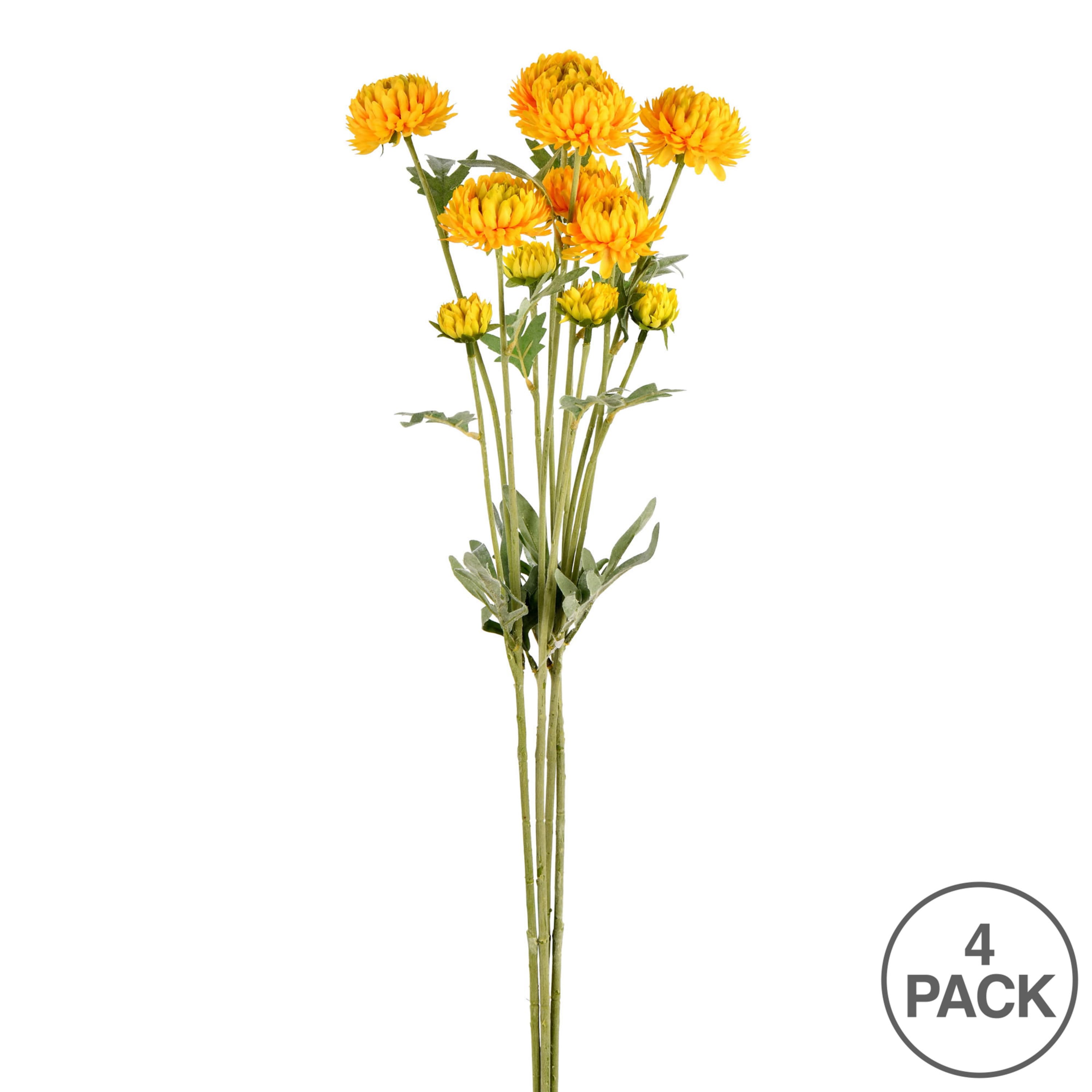 Yellow Daisy Spray, 4ct.