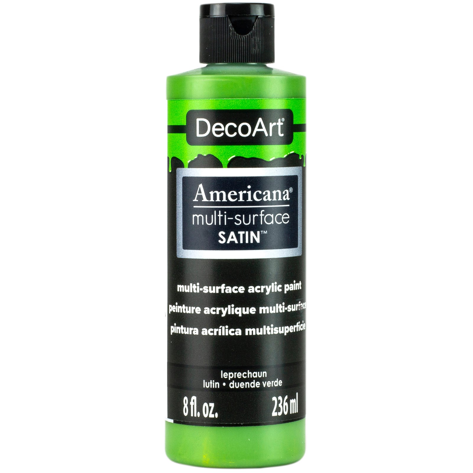DecoArt® Americana® Multi-Surface Satin™ Acrylic Paint - Black Tie