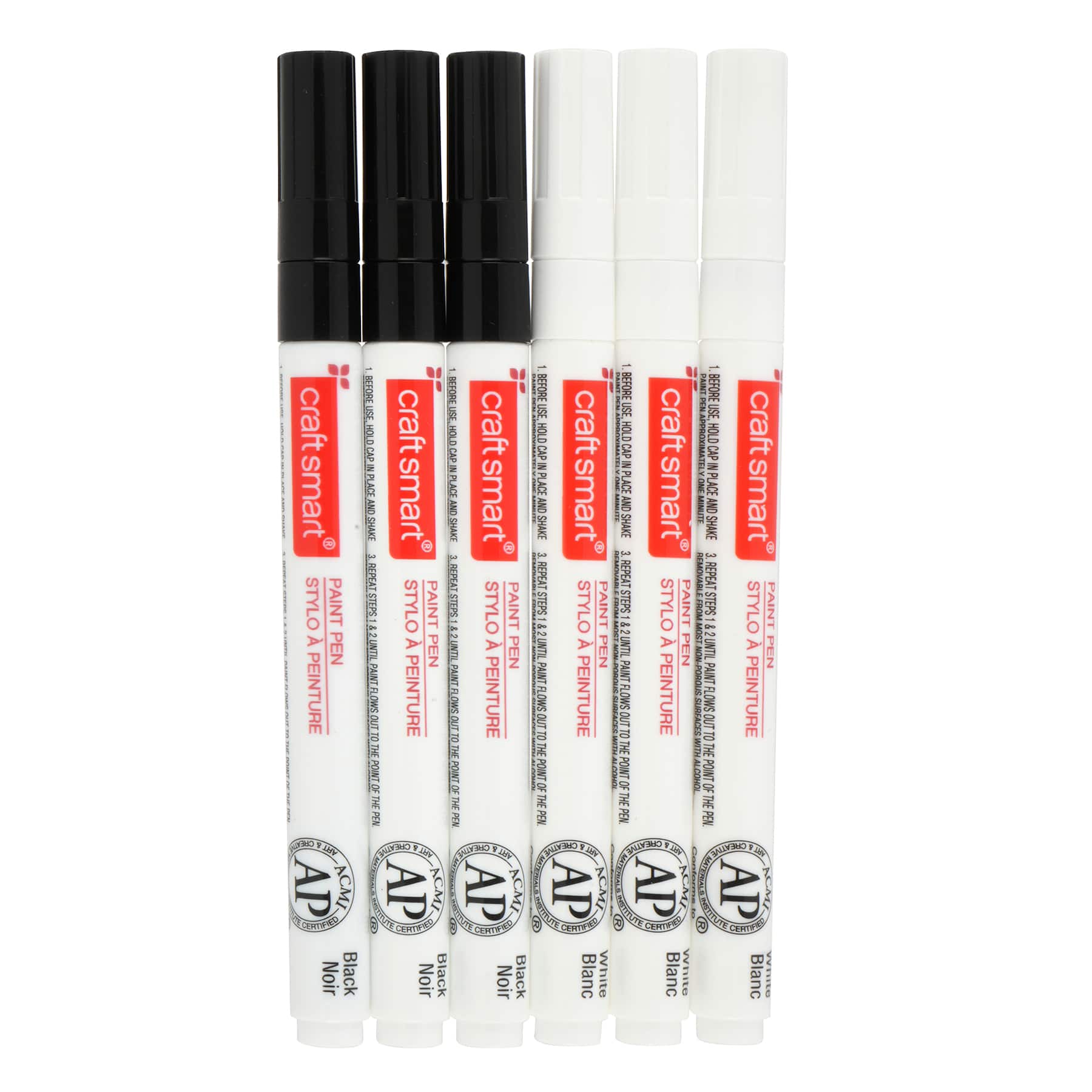 Black &#x26; White Paint Pen Set by Craft Smart&#xAE;