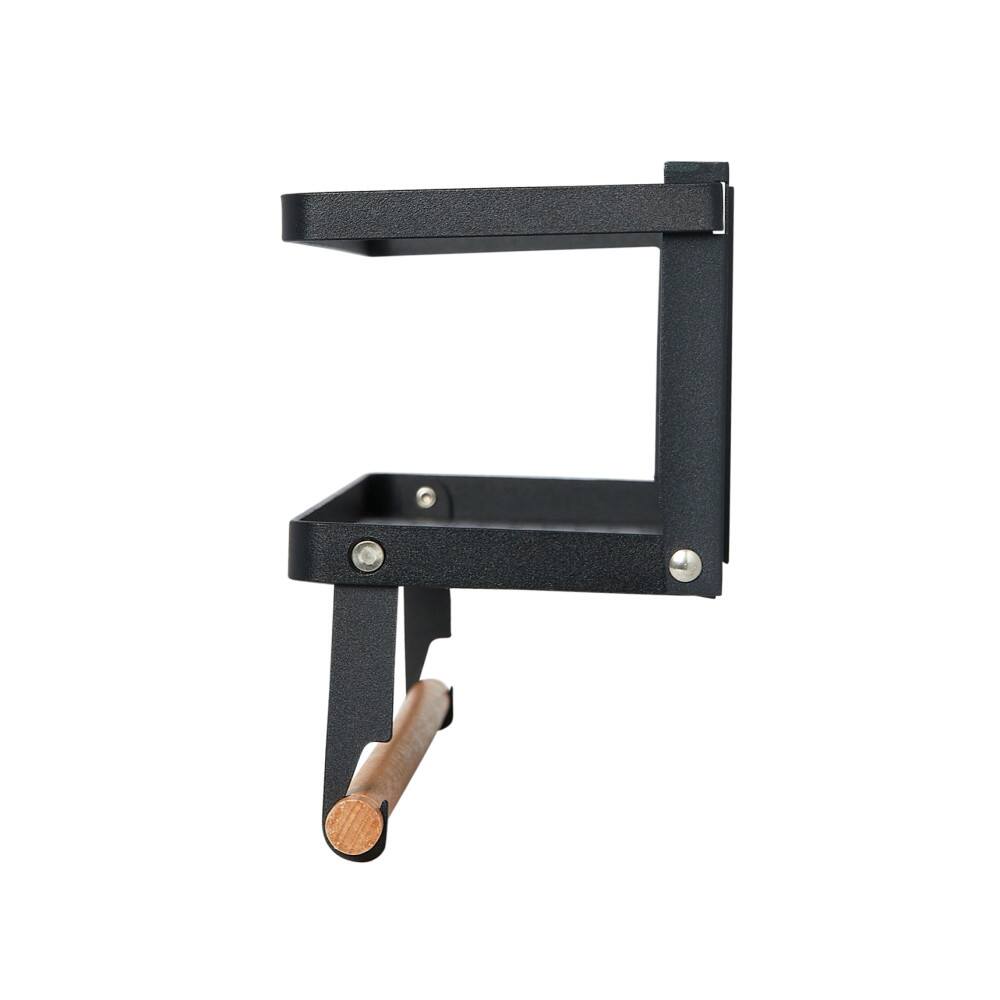 Household Essentials 12" Metal Spice Rack with Paper Towel Holder