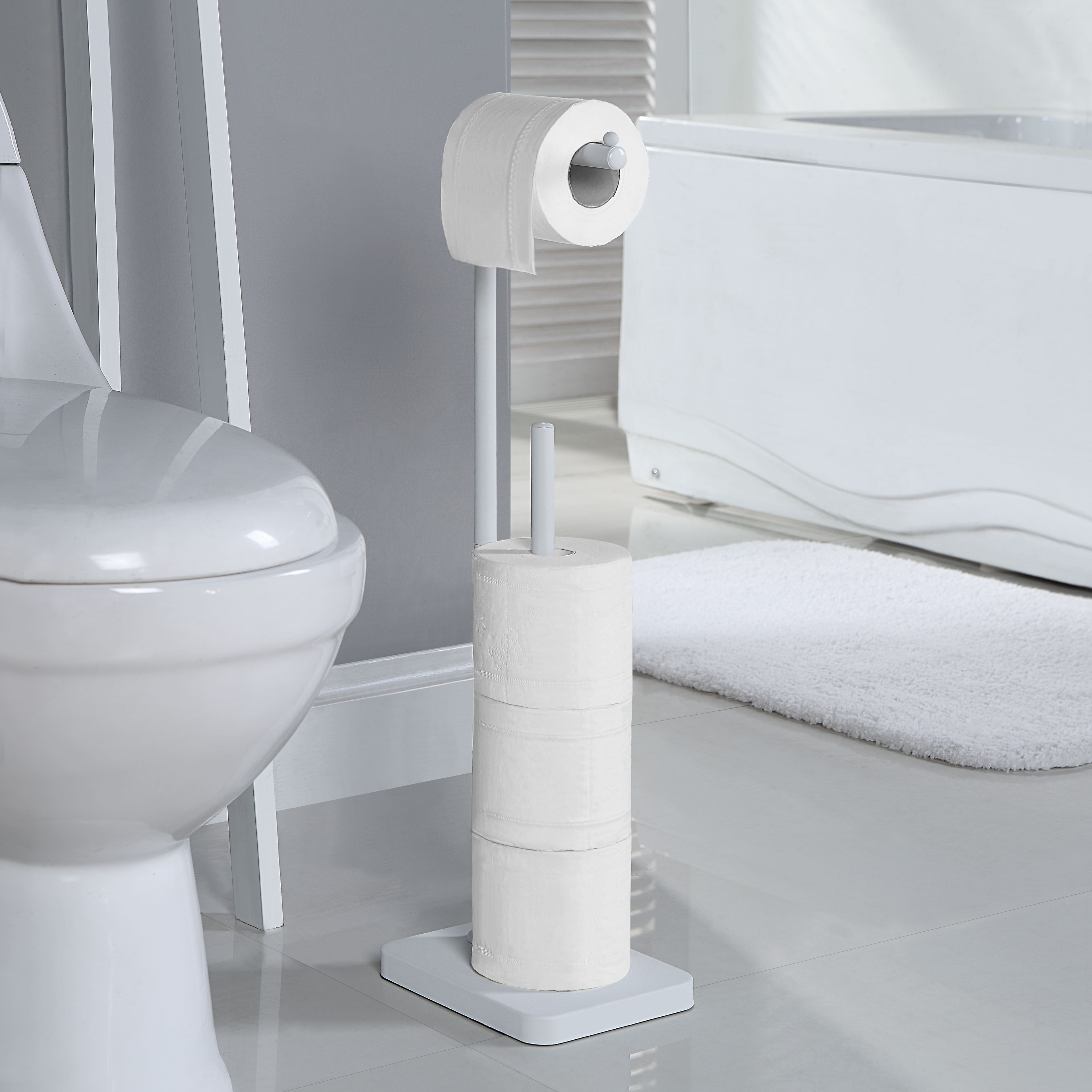 SunnyPoint Toilet Paper Holder with Rectangle Base