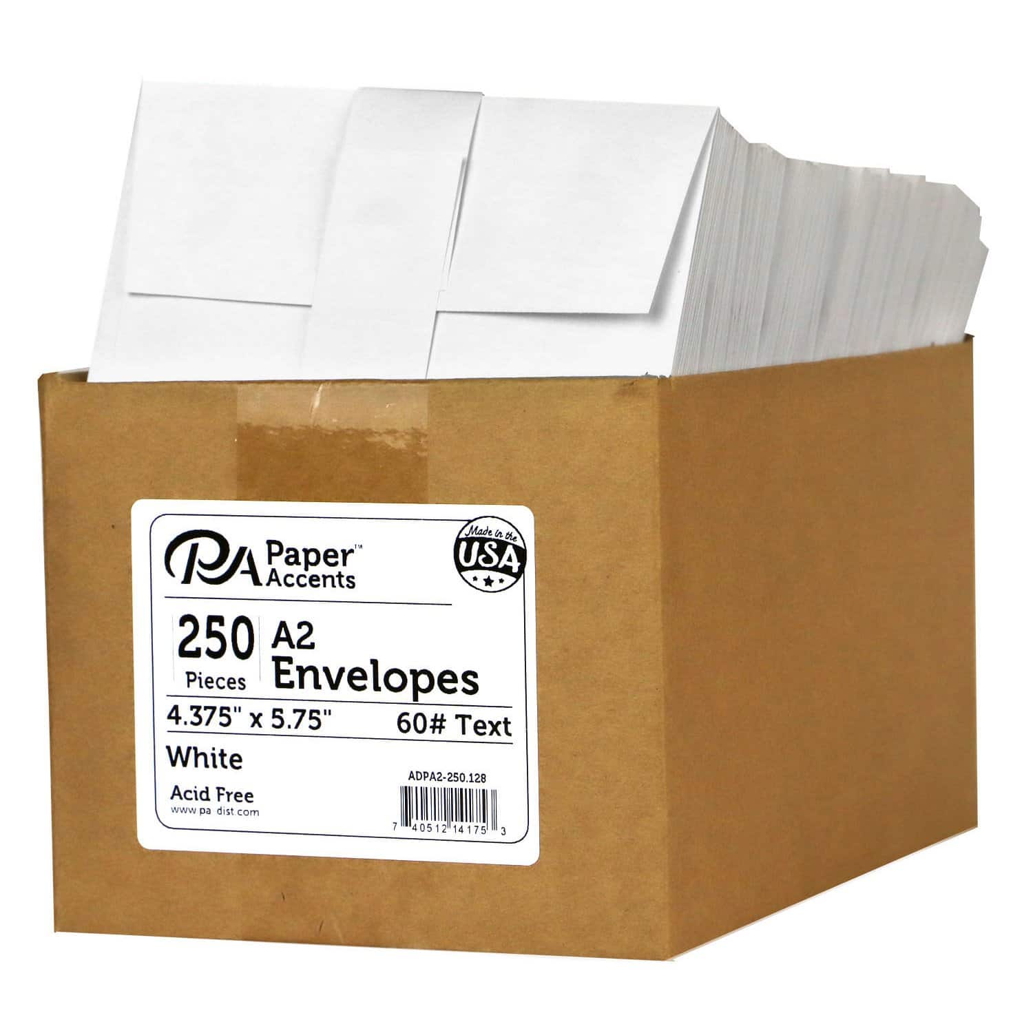 PA Paper&#x2122; Accents Super Value Pack Envelopes, 4.38&#x22; x 5.75&#x22;