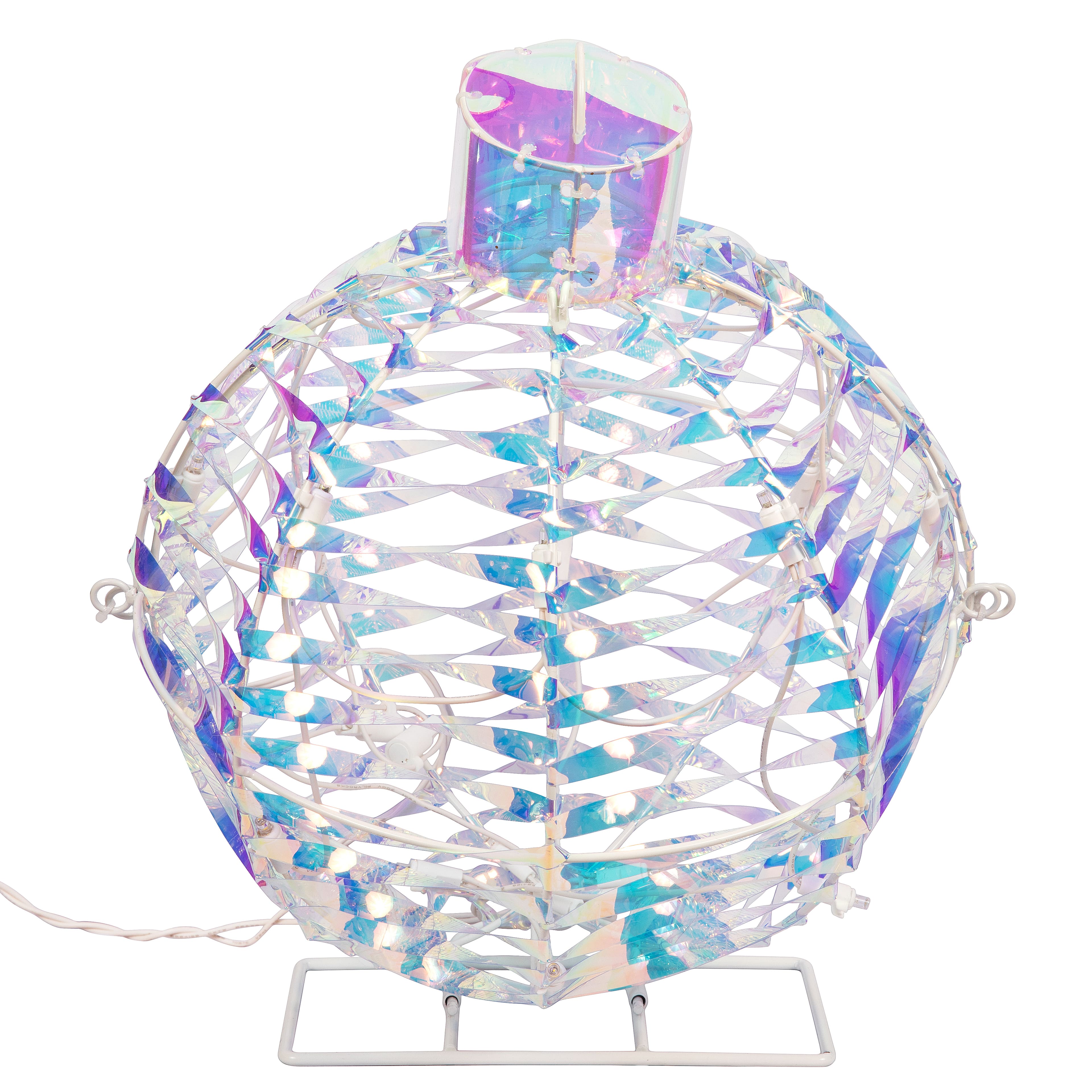 3ct. Lighted Iridescent Ornaments by Ashland&#xAE;