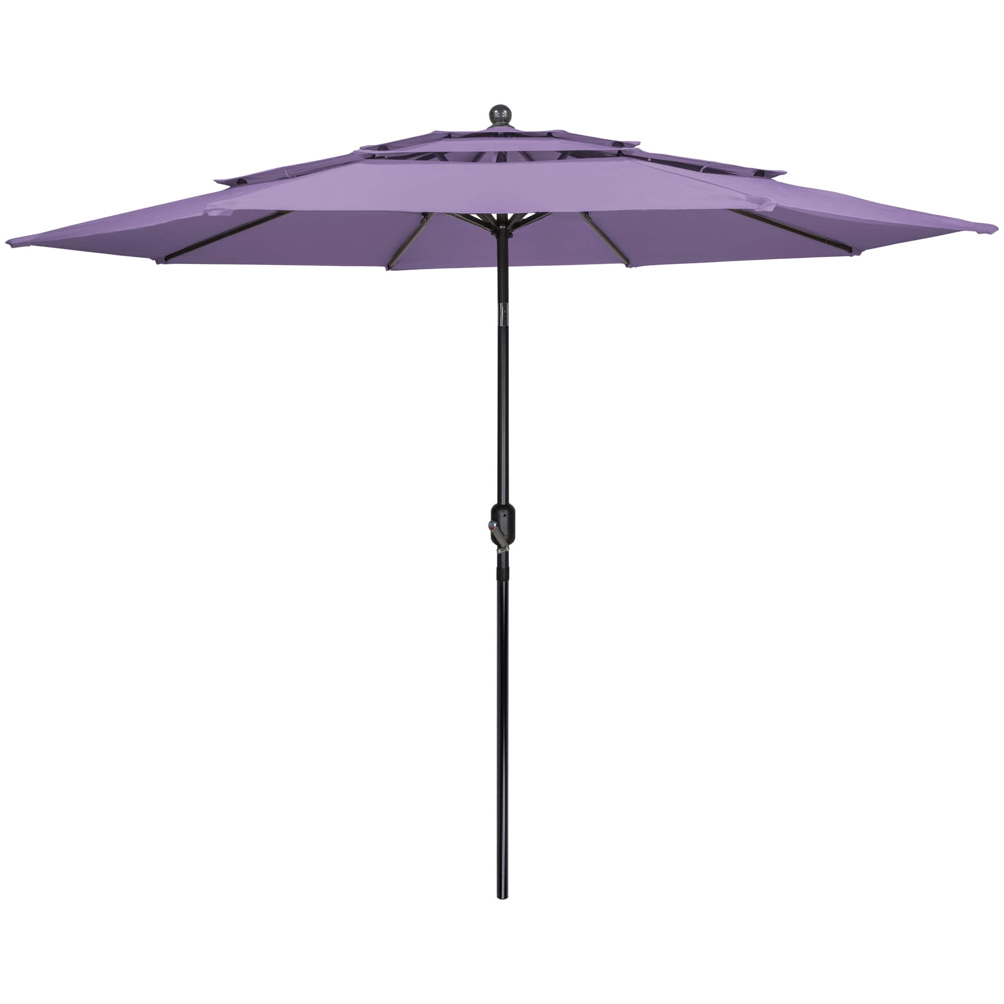 9.75ft. Outdoor Patio Market Umbrella with Hand Crank & Tilt