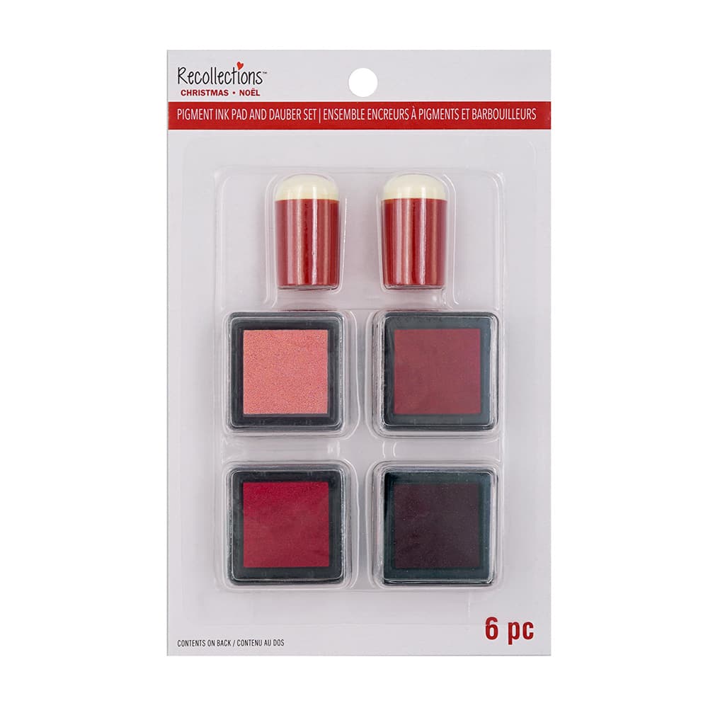 Red Pigment Ink Pad &#x26; Dauber Set by Recollections&#x2122;