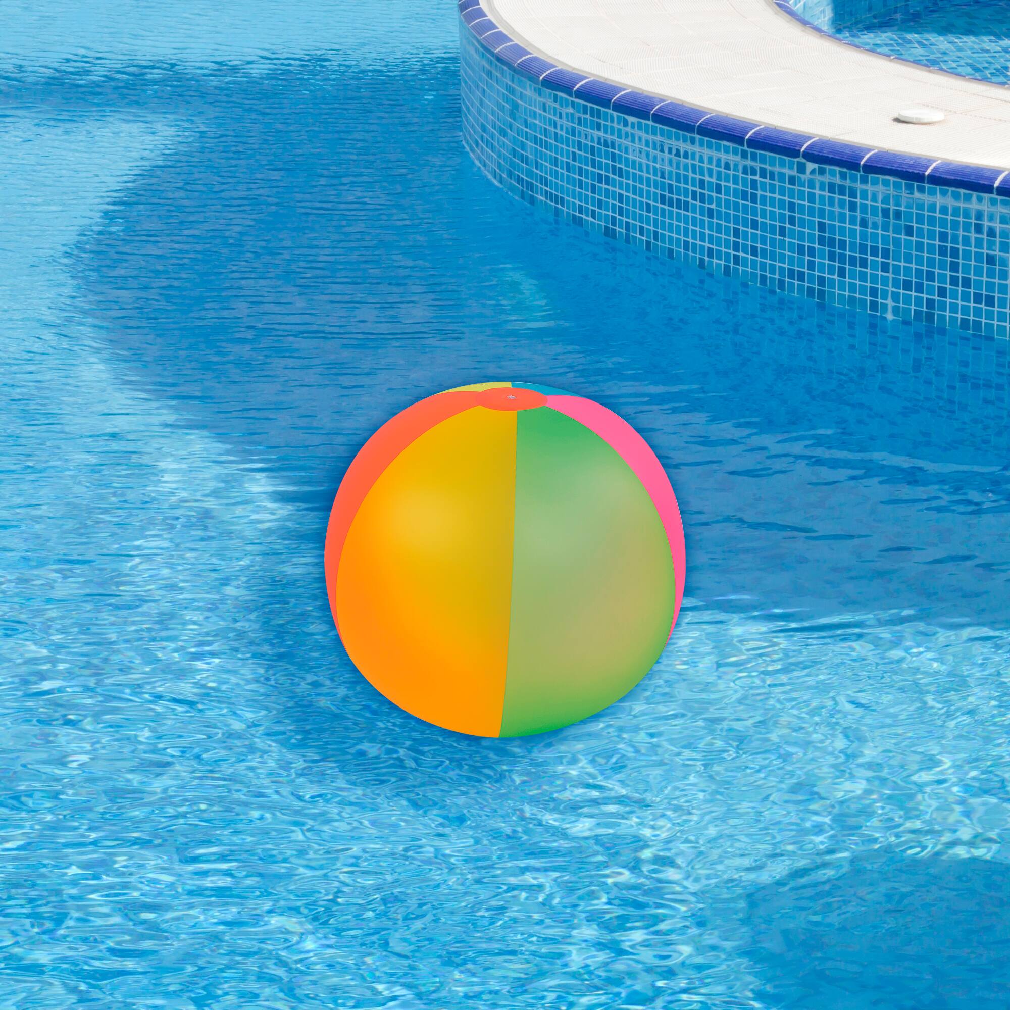 Pool Central&#xAE; 3.25ft. Inflatable 6-Panel Jumbo Beach Ball