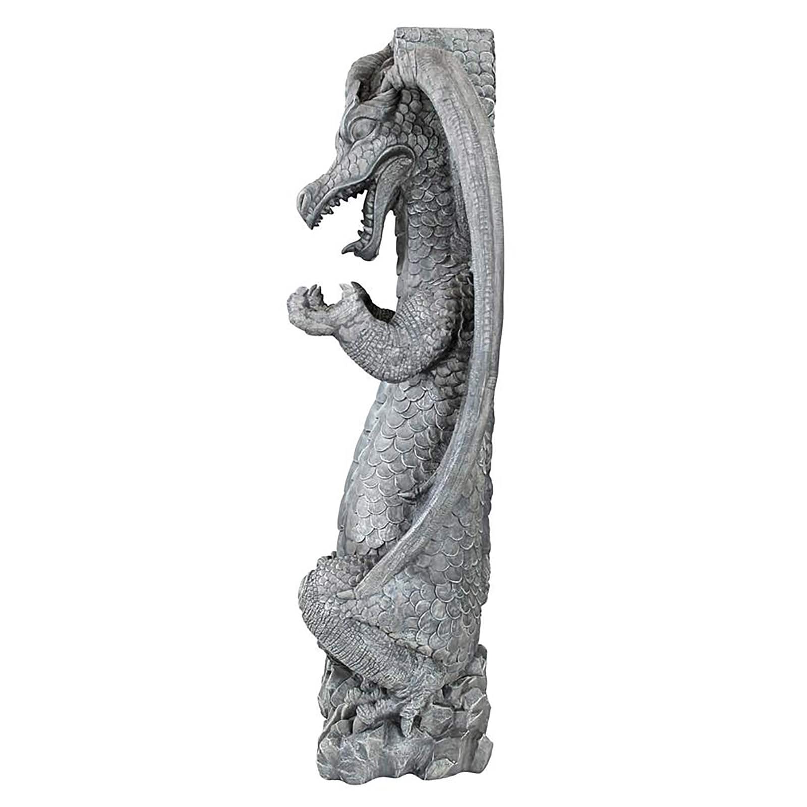Design Toscano Zippy, the Dragon Sculptural Mail Post