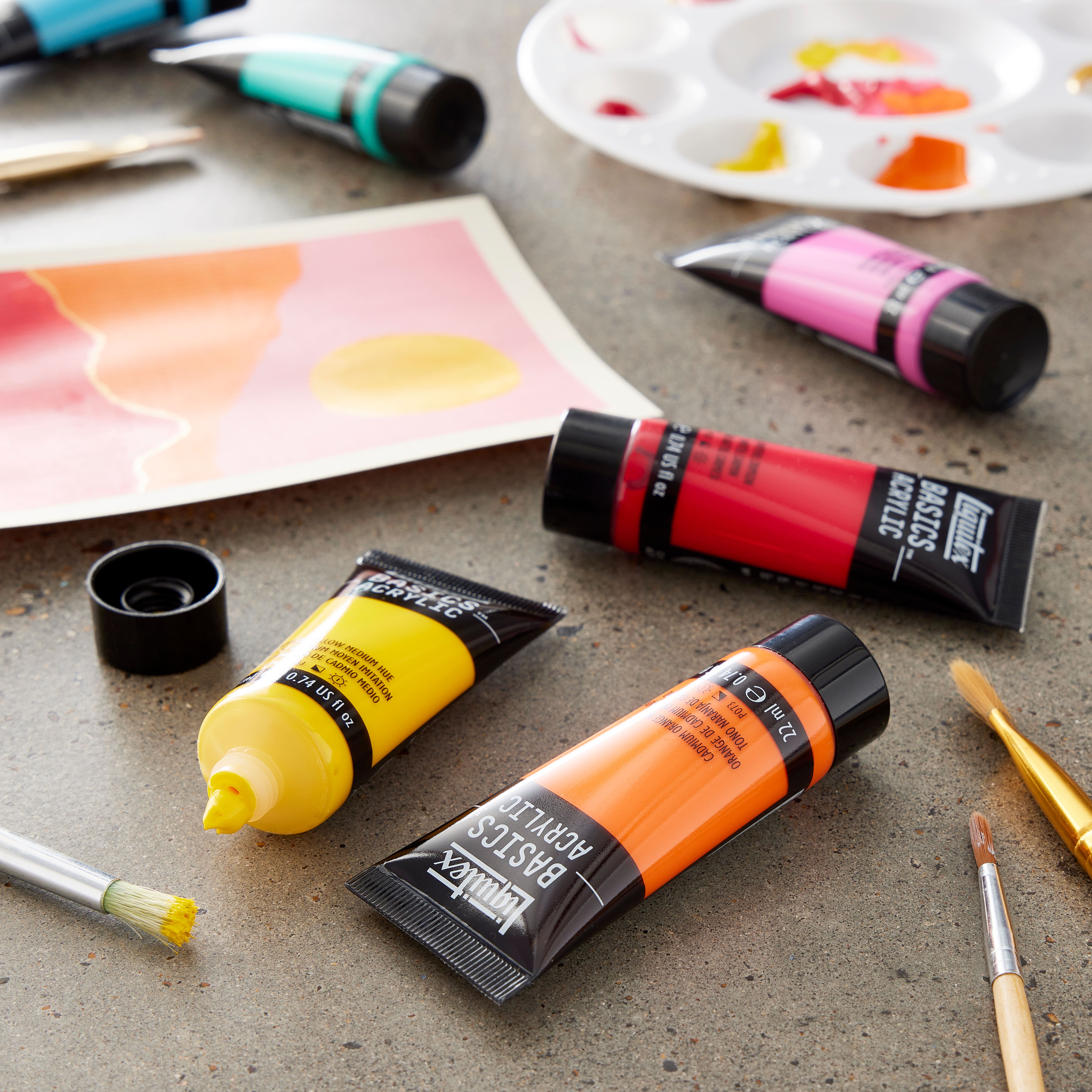 Liquitex® BASICS™ Introductory 6 Colour Acrylic Color Set