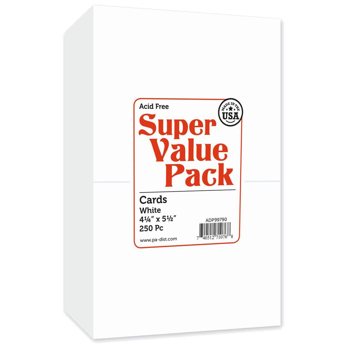 PA Paper™ Accents Super Value Pack Cards, 4.25" x 5.5"