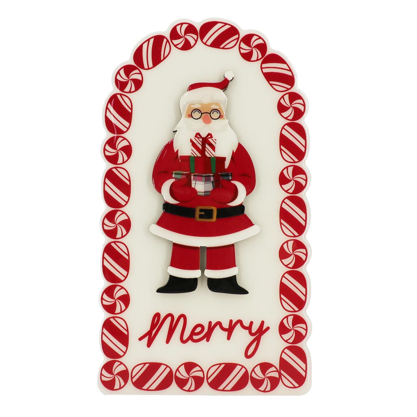 7&#x22; Santa Holding Presents Tabletop D&#xE9;cor by Ashland&#xAE;