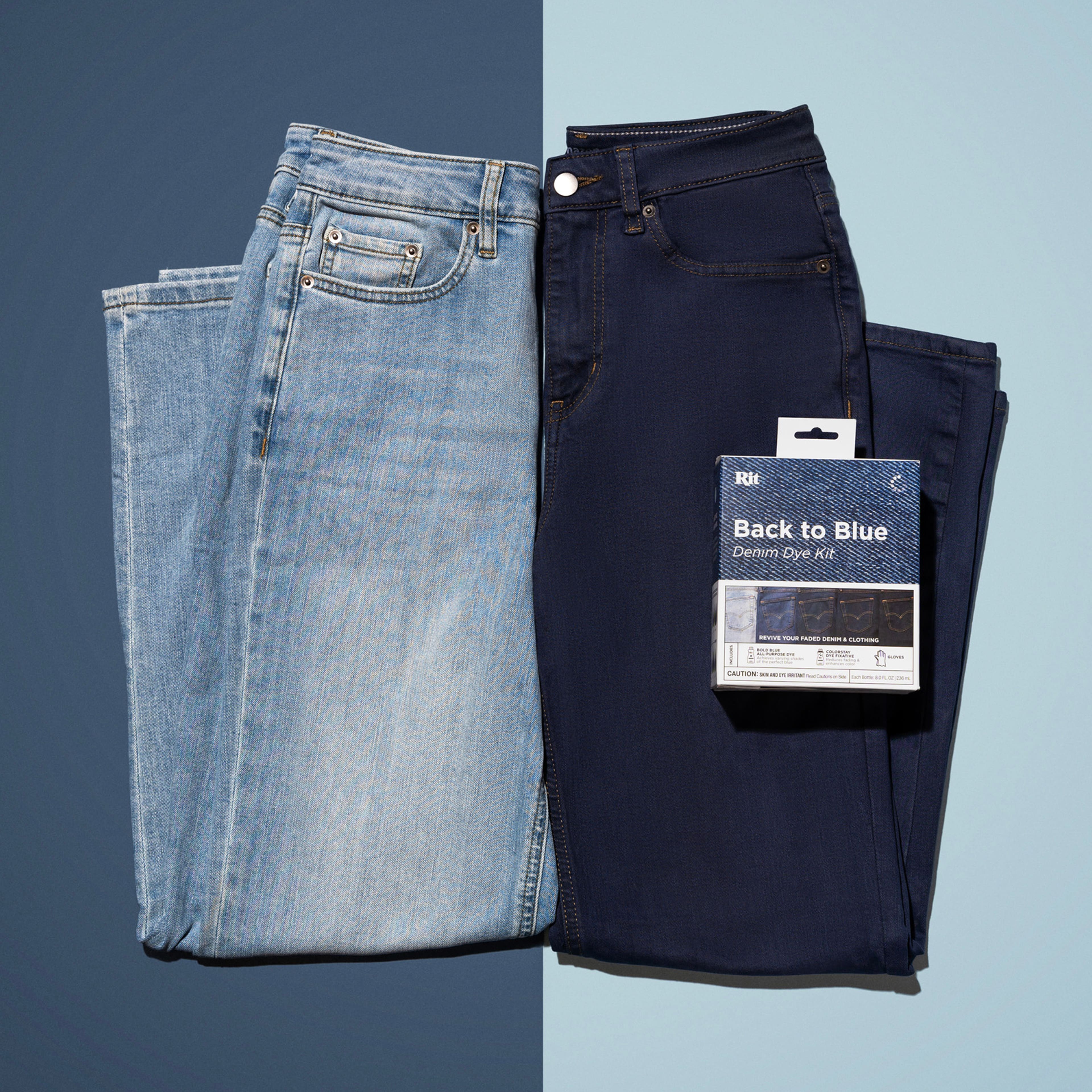 Rit® Back to Blue Denim Dye Kit