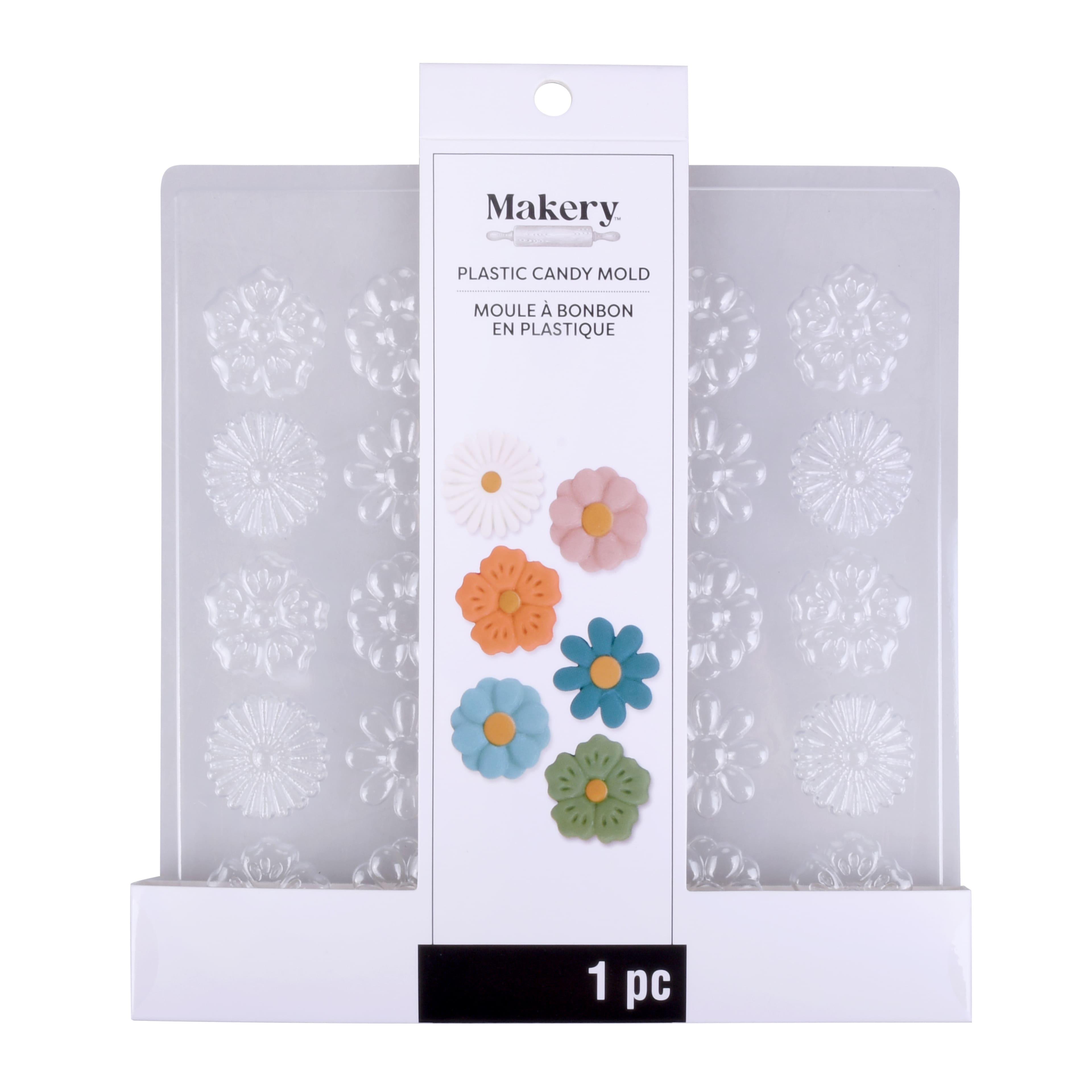 Flowers Plastic Candy Mold by Makery&#x2122;