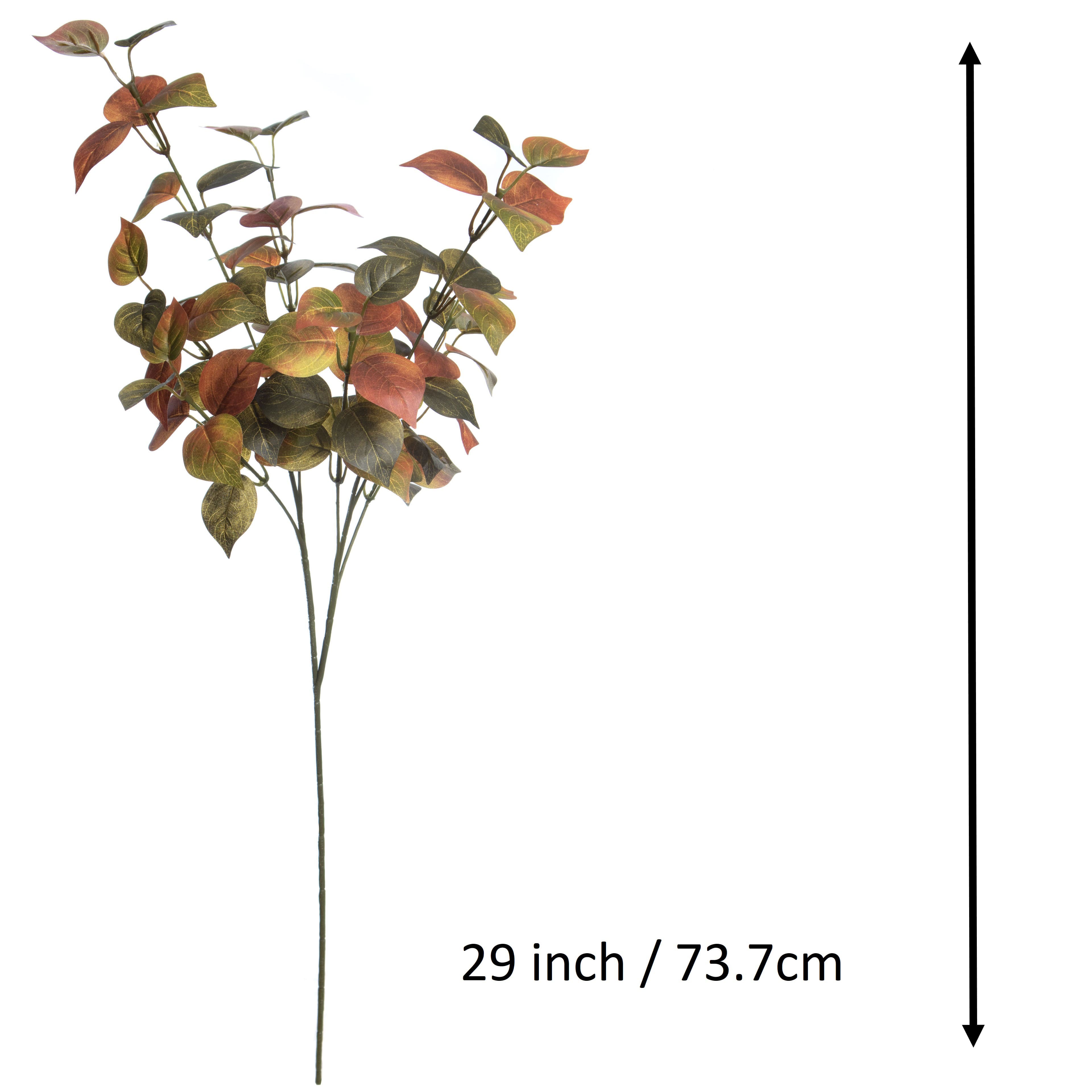 29&#x22; Orange Tea Leaves Stem by Ashland&#xAE;