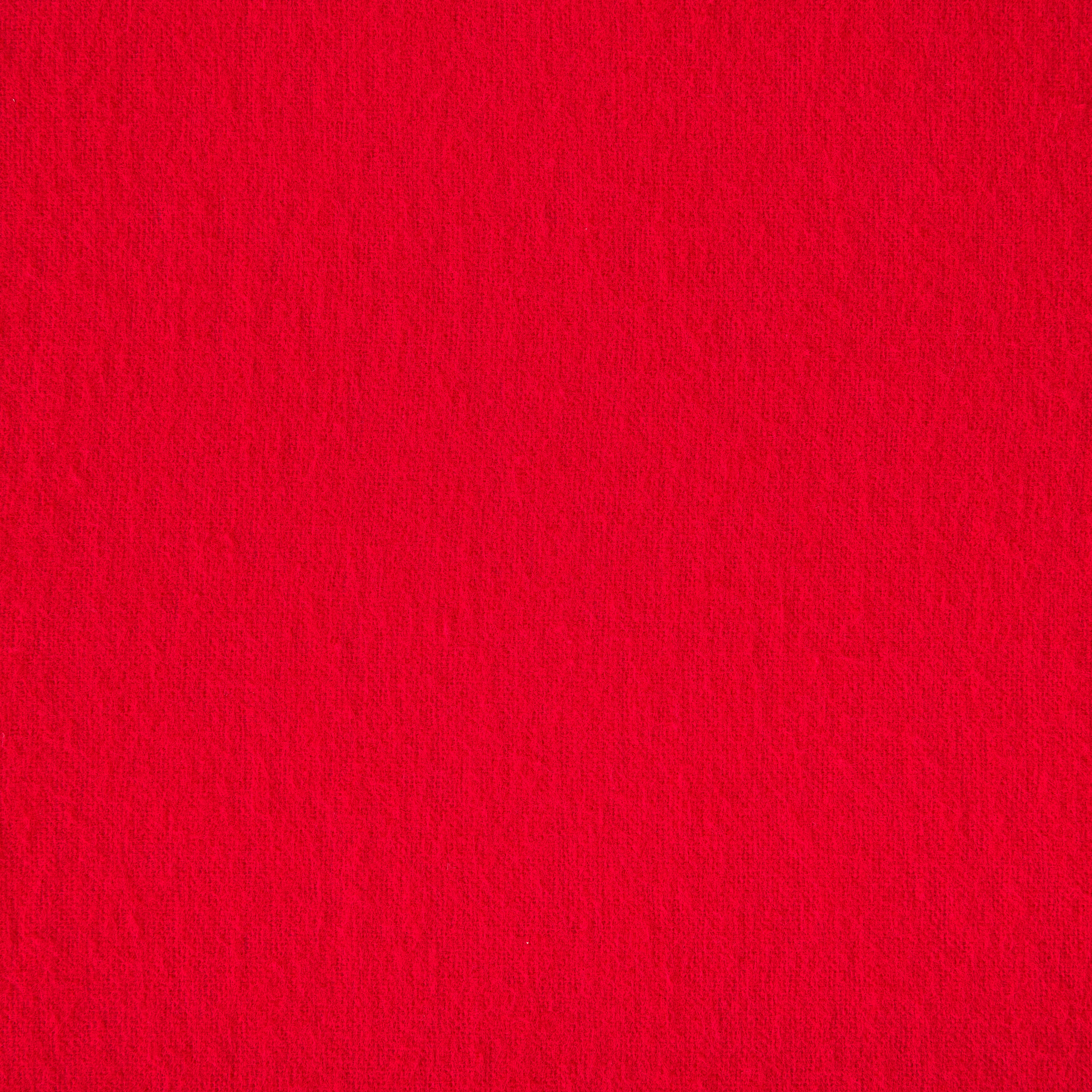 10 yd. Full Bolt: Feldman Red Cotton Flannel Fabric